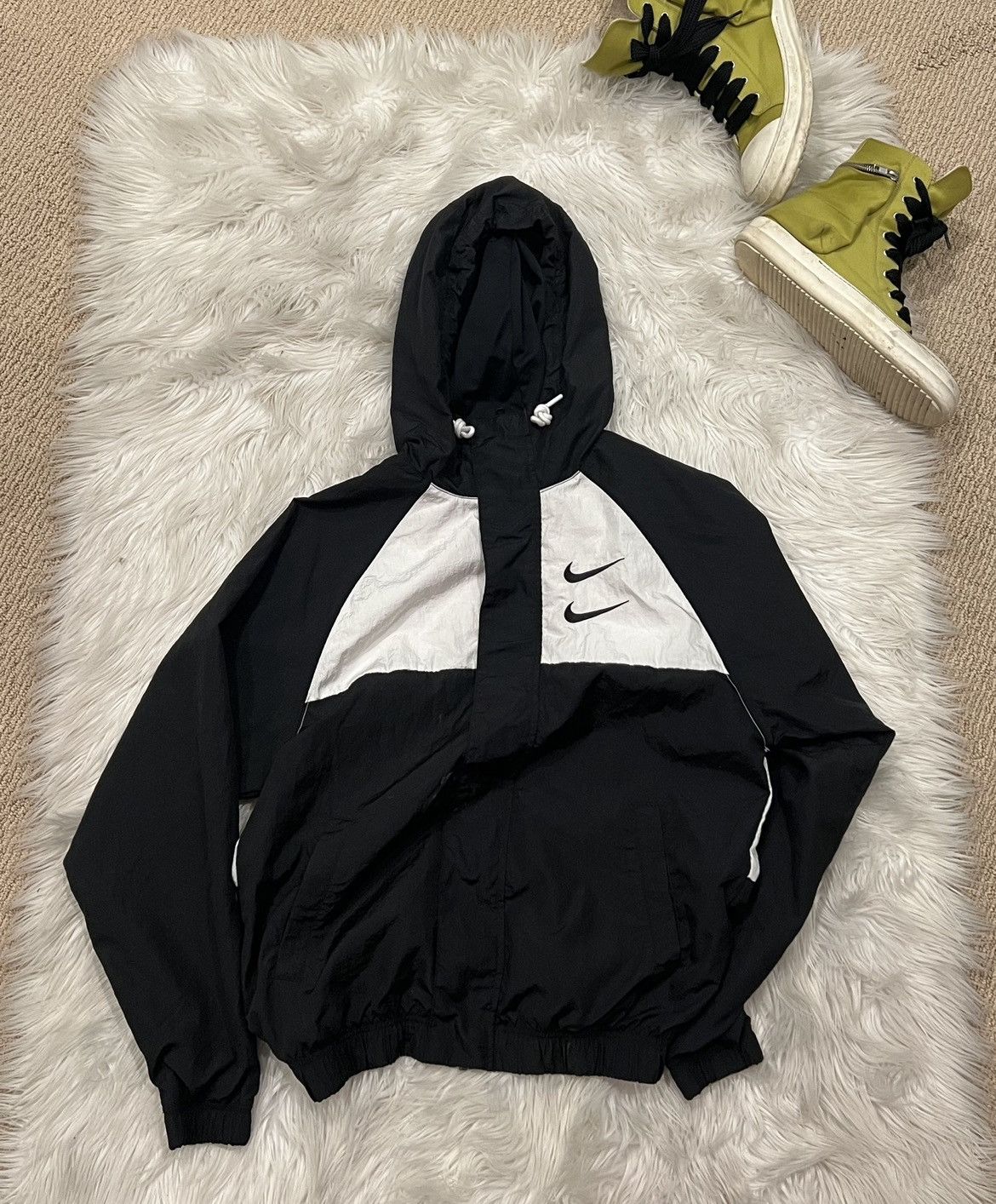 nike double swoosh running tights
