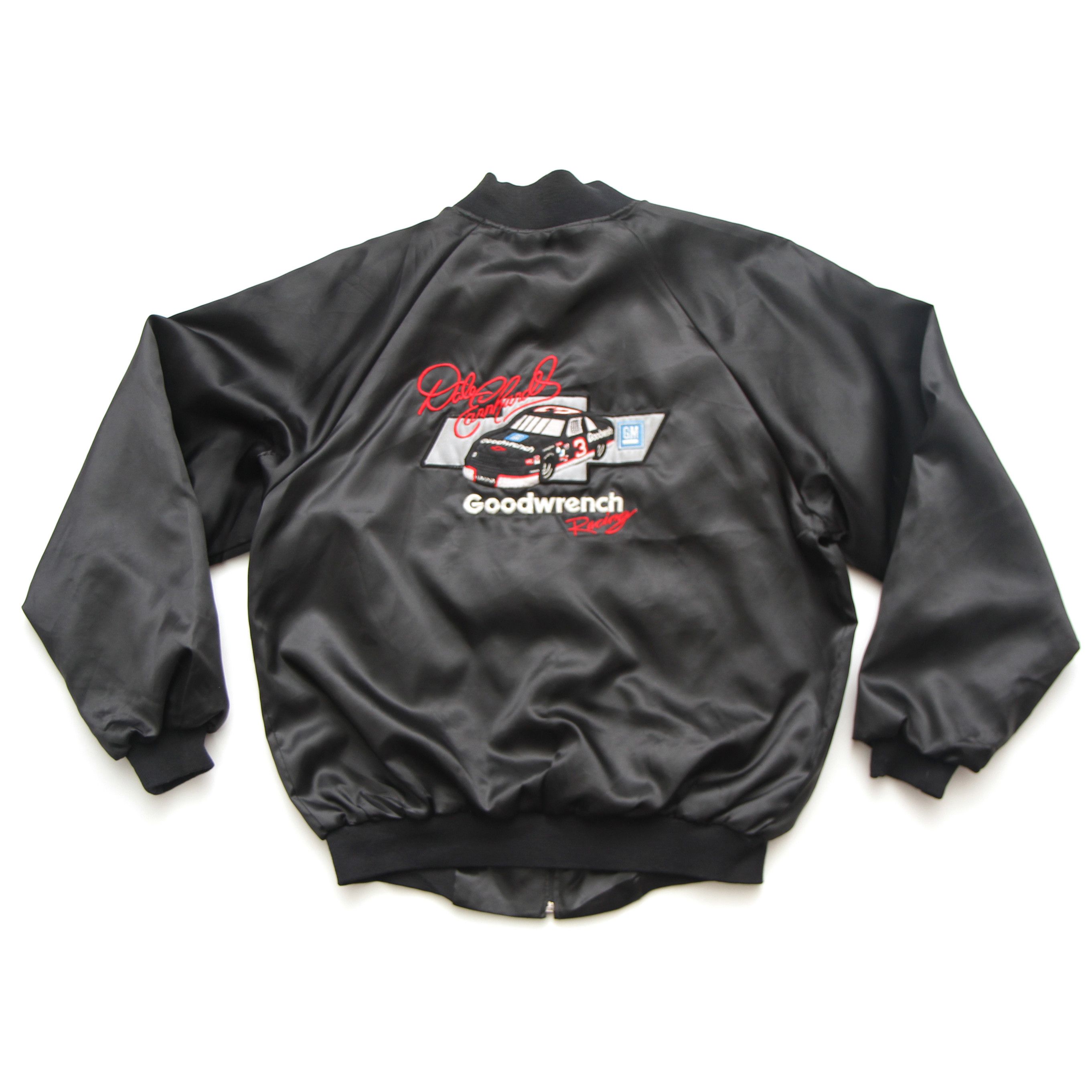 NASCAR Goodwrench Racing Dale Earnhardt Black Snap Jacket Size L Size US L / EU 52-54 / 3 - 1 Thumbnail