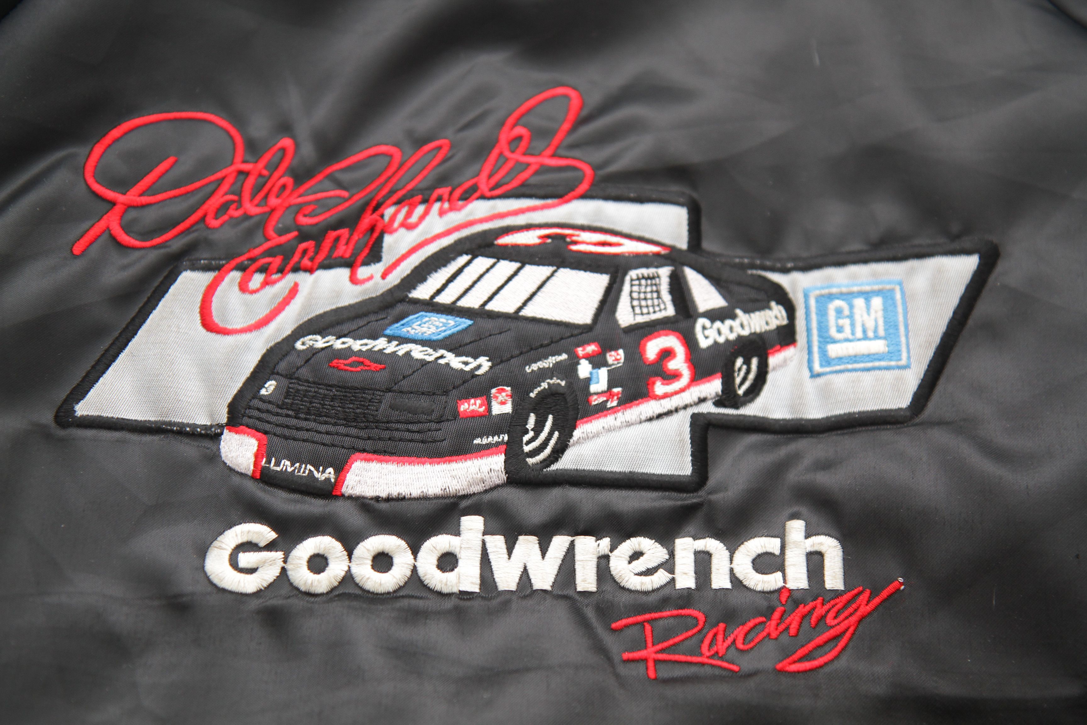 NASCAR Goodwrench Racing Dale Earnhardt Black Snap Jacket Size L Size US L / EU 52-54 / 3 - 3 Thumbnail