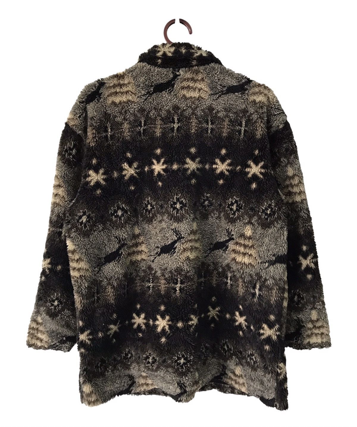 L.L. Bean × Vintage 💥Cozy Printed Deep Pile LL Bean Jacket Made in Usa Size M / US 6-8 / IT 42-44 - 2 Thumbnail