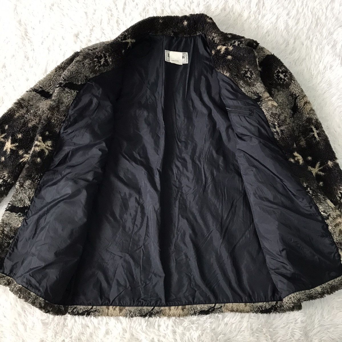 L.L. Bean × Vintage 💥Cozy Printed Deep Pile LL Bean Jacket Made in Usa Size M / US 6-8 / IT 42-44 - 13 Thumbnail