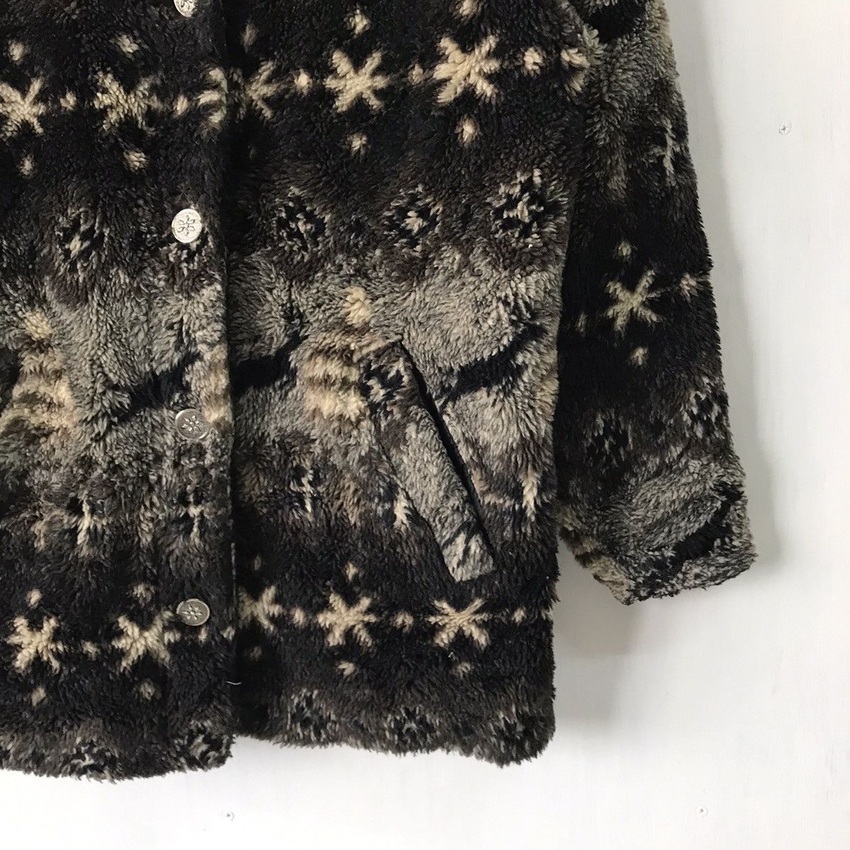 L.L. Bean × Vintage 💥Cozy Printed Deep Pile LL Bean Jacket Made in Usa Size M / US 6-8 / IT 42-44 - 5 Thumbnail