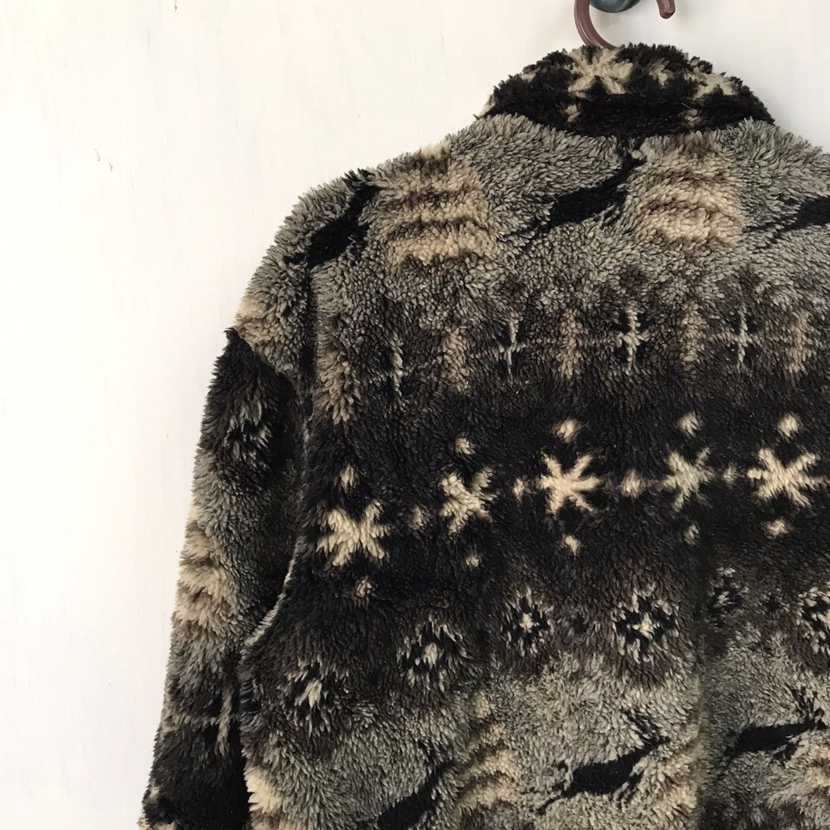 L.L. Bean × Vintage 💥Cozy Printed Deep Pile LL Bean Jacket Made in Usa Size M / US 6-8 / IT 42-44 - 7 Thumbnail