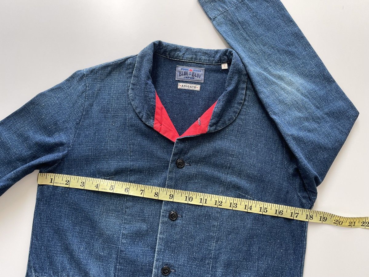 Blue Blue Japan Blue Blue Arigato Japan Pure Indigo Mandarin Colar Size S / US 4 / IT 40 - 14 Thumbnail