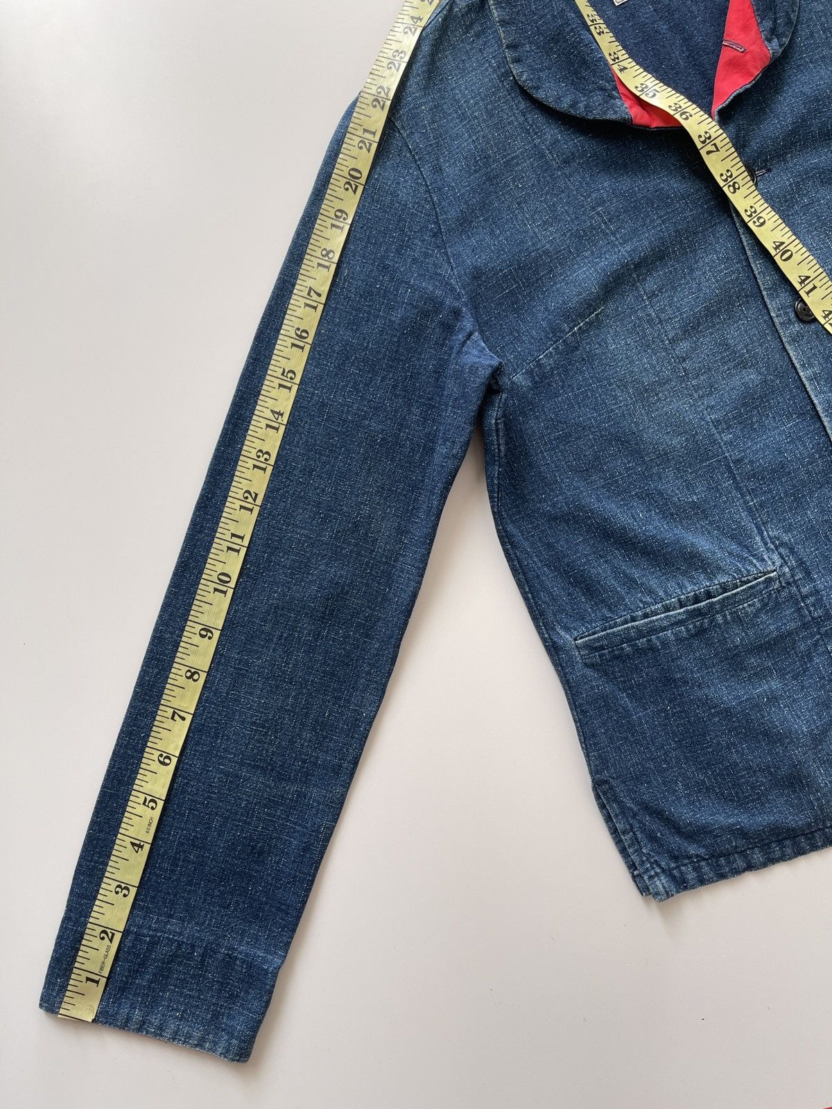 Blue Blue Japan Blue Blue Arigato Japan Pure Indigo Mandarin Colar Size S / US 4 / IT 40 - 17 Thumbnail