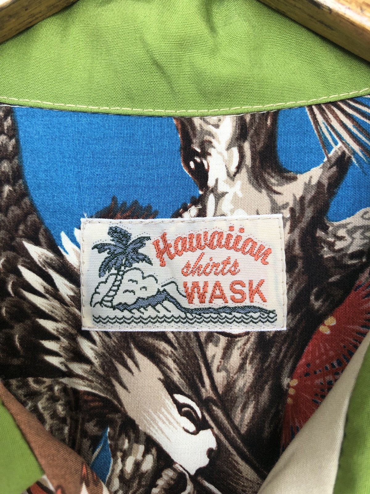 Japanese Brand RARE🔥 Wask 🇯🇵 Patchwork Aloha Rayon Hawaii Shirt Size US XS / EU 42 / 0 - 4 Thumbnail