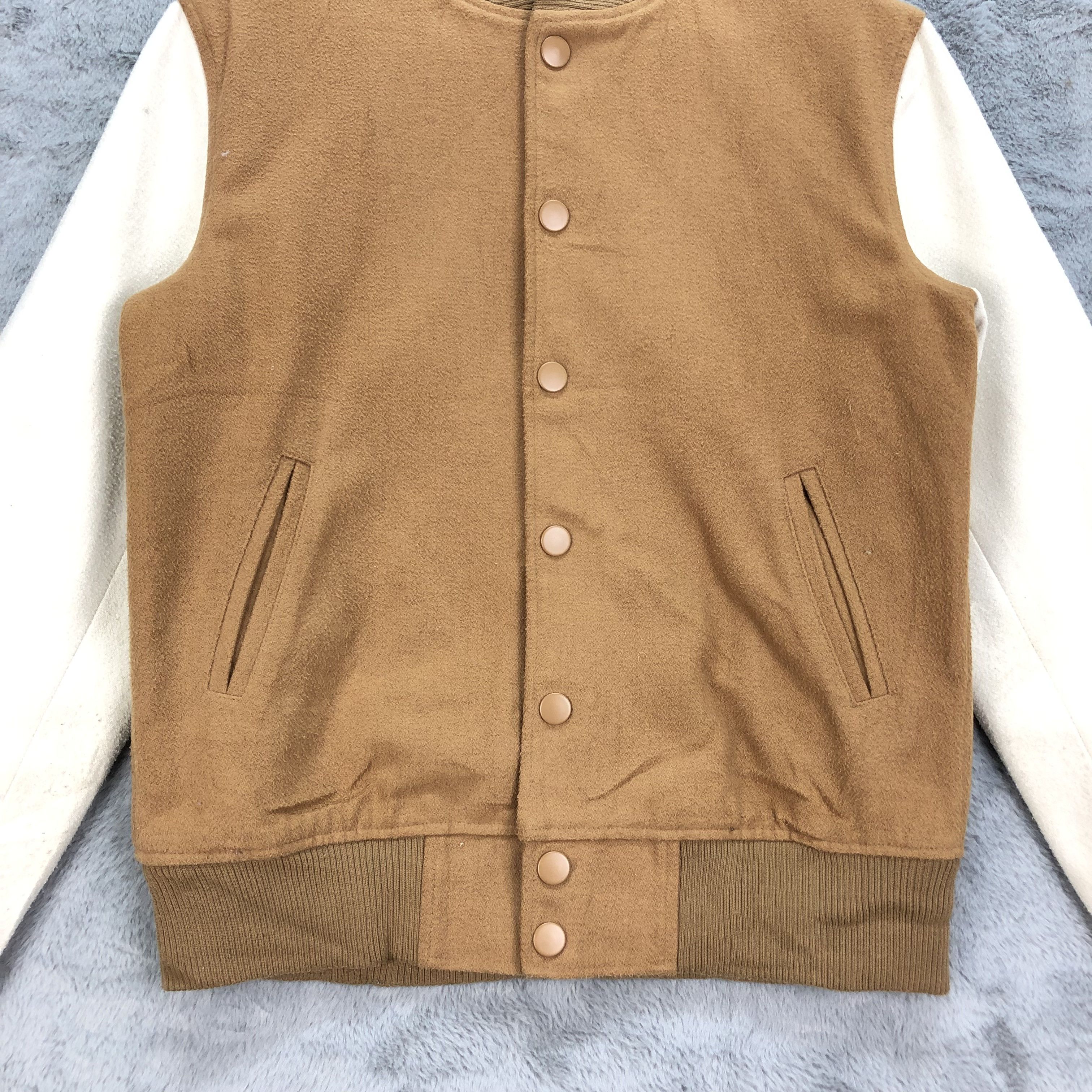 ADAM ET ROPE A E R Adam et Rope Wool Varsity Jacket #4831-172 Size US L / EU 52-54 / 3 - 3 Thumbnail
