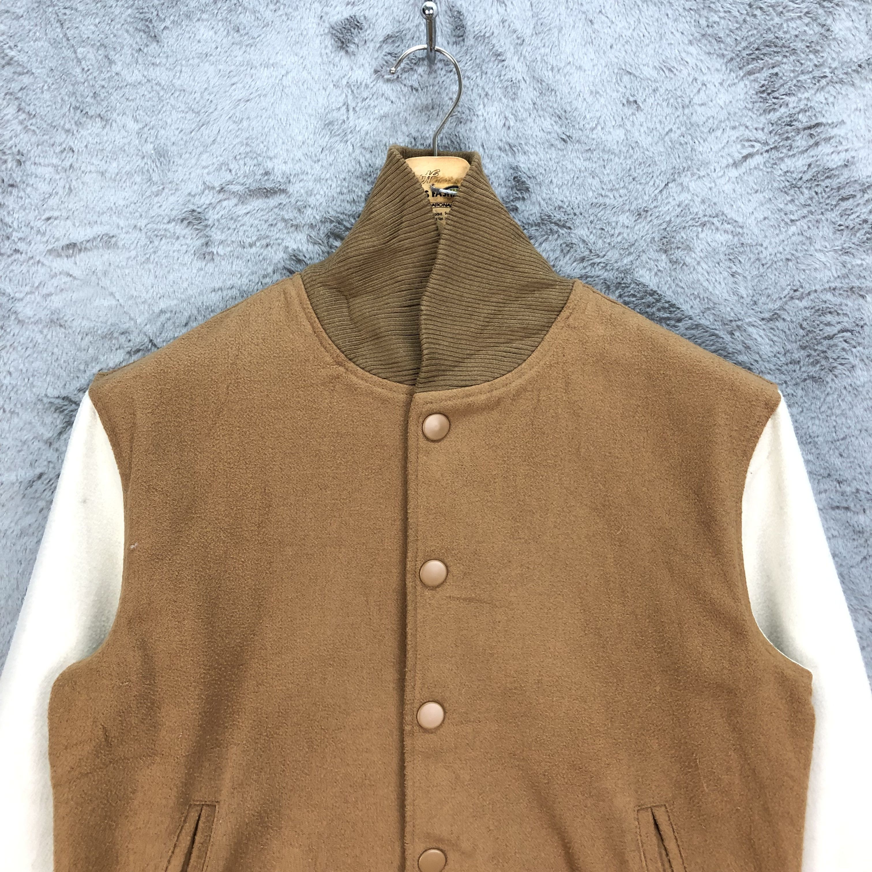 ADAM ET ROPE A E R Adam et Rope Wool Varsity Jacket #4831-172 Size US L / EU 52-54 / 3 - 2 Thumbnail
