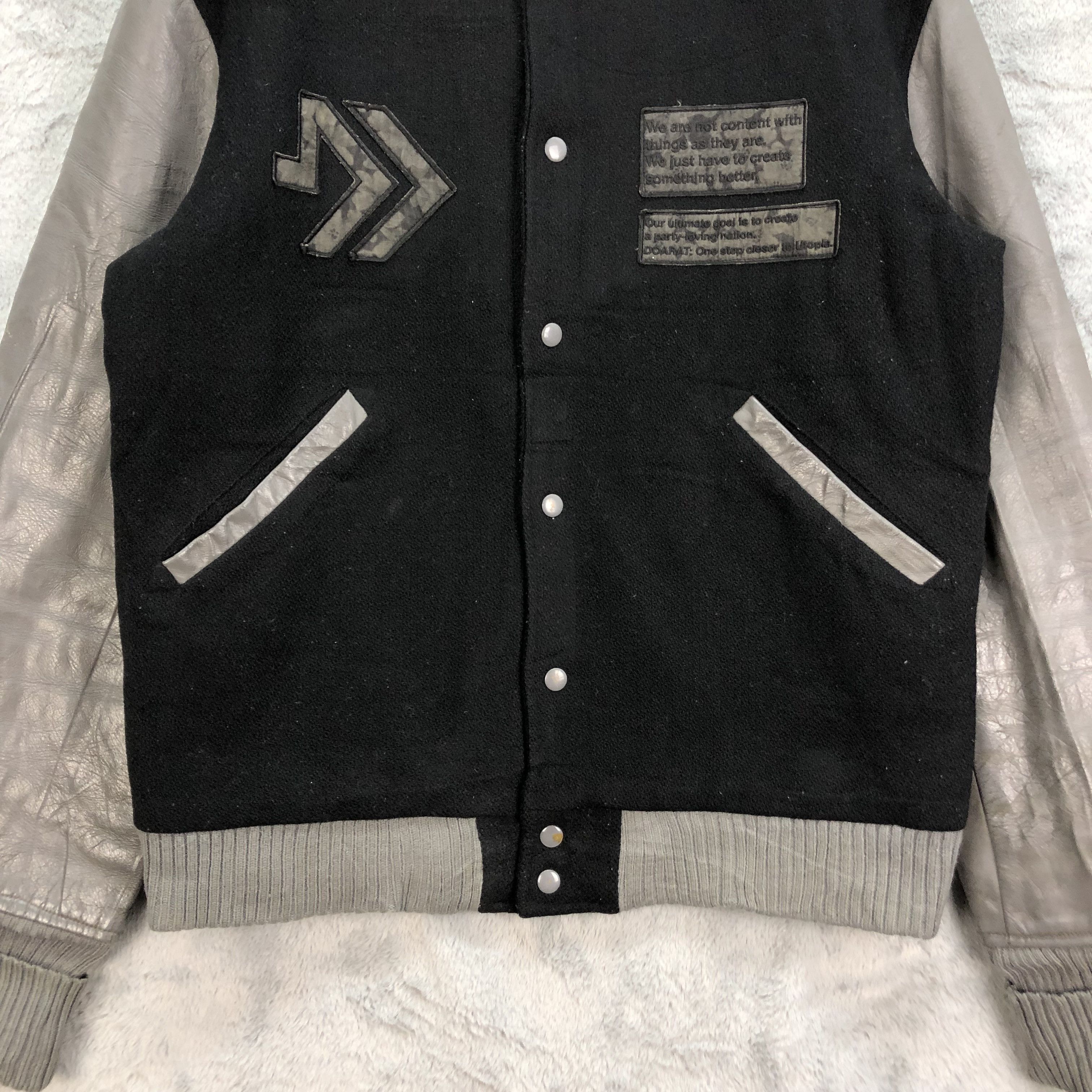 Japanese Brand FASHION STYLE VARSITY JACKET BY DOARAT Inc #4905-175 Size US L / EU 52-54 / 3 - 4 Thumbnail