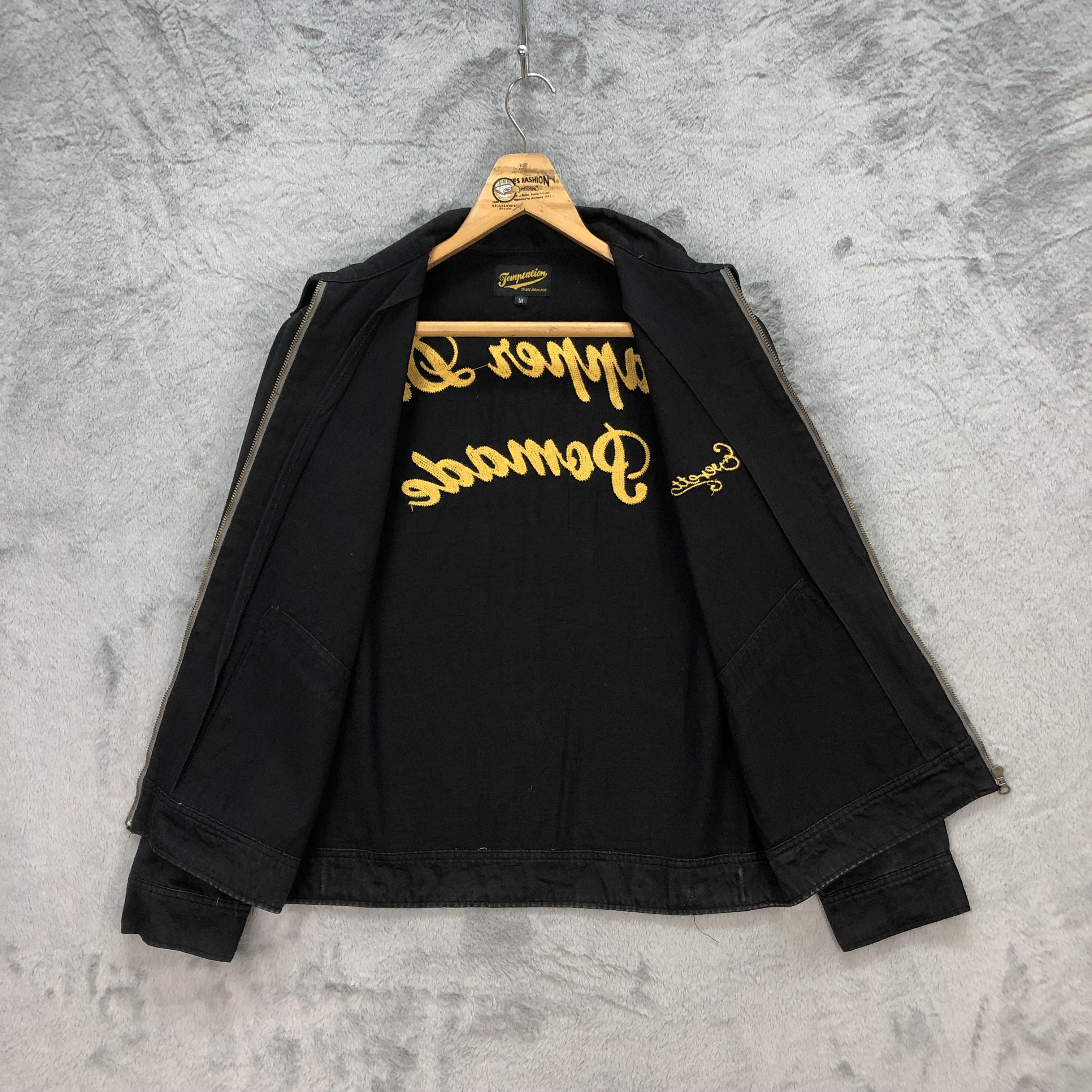 Vintage DAPPER DAN POMADE TEMPTATION TRUCKER JACKET #5762-205 Size US S / EU 44-46 / 1 - 11 Thumbnail
