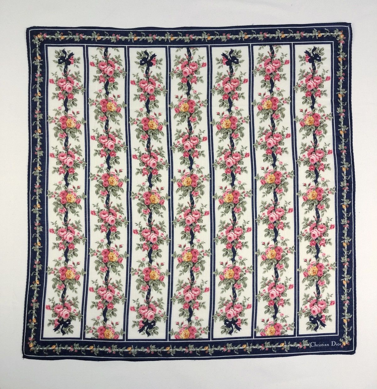 Christian Dior Monsieur Rare Vintage Christian Dior Floral Bandana Handkerchief Size ONE SIZE - 2 Thumbnail