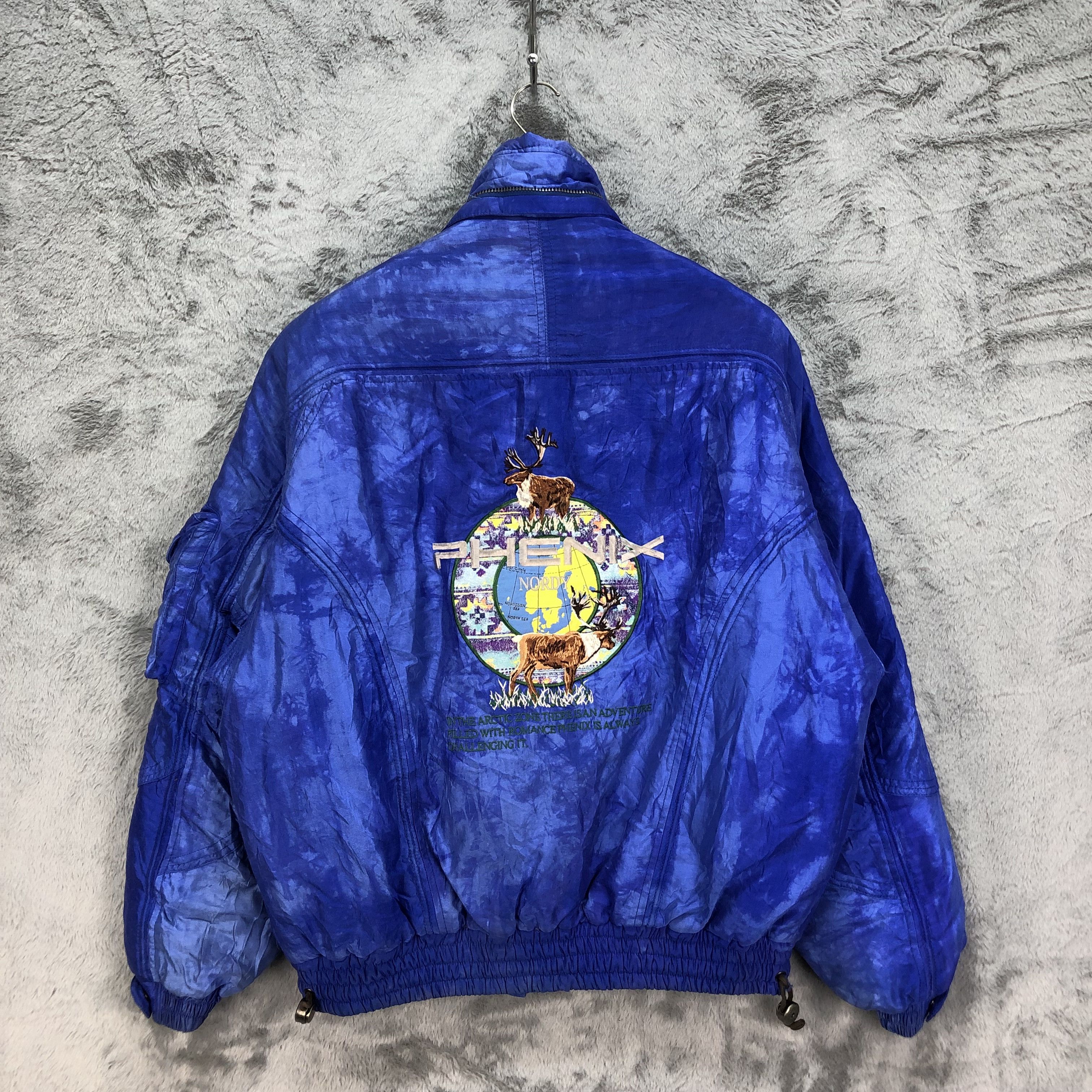 Phenix RARE PHENIX NORDY Embroidered Big Logo Ski Jacket #4870-20 Size US L / EU 52-54 / 3 - 1 Thumbnail