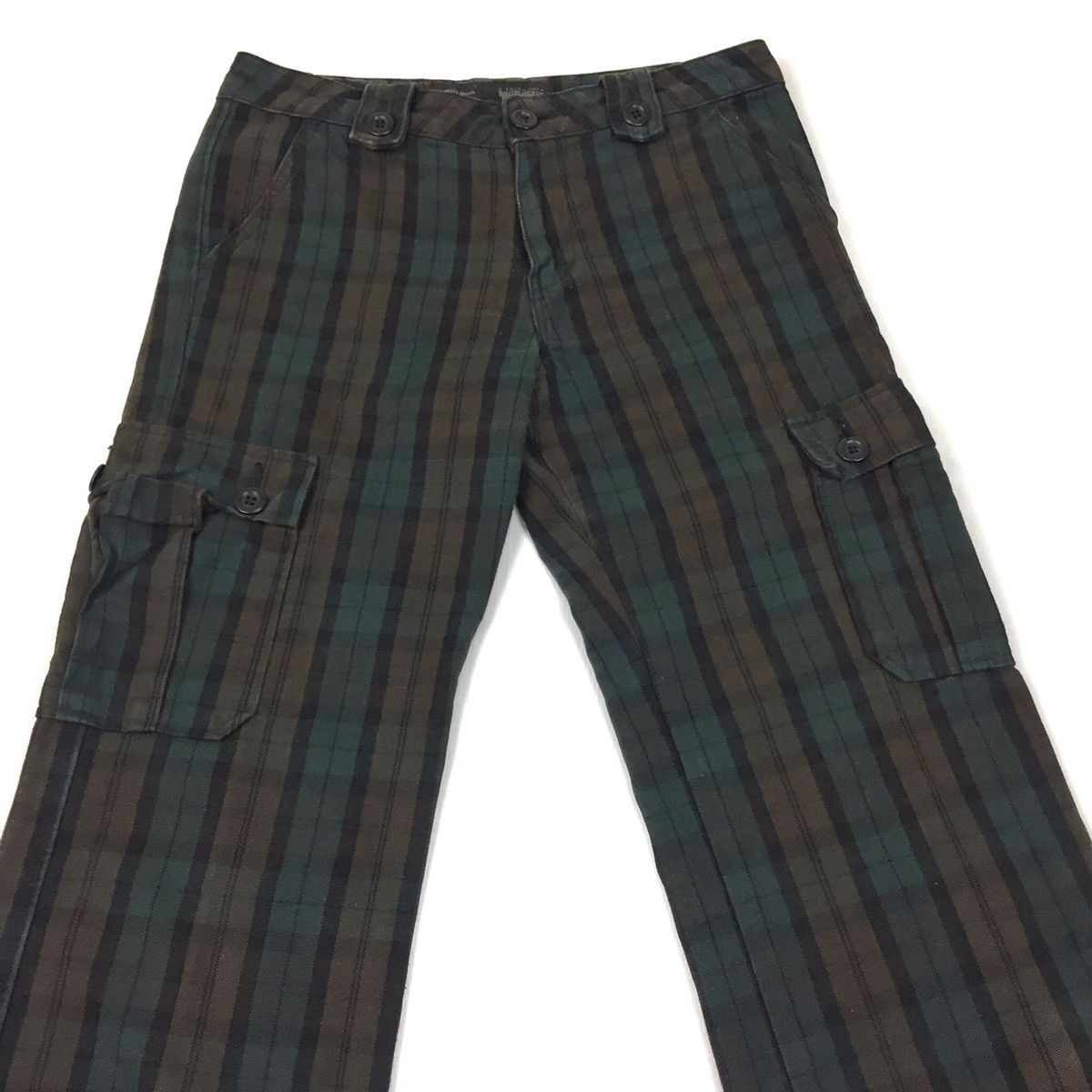 Japanese Brand Vintage Made In Japan Bettysmith Plaid Tartan Cargo Pants Size US 29 - 3 Thumbnail