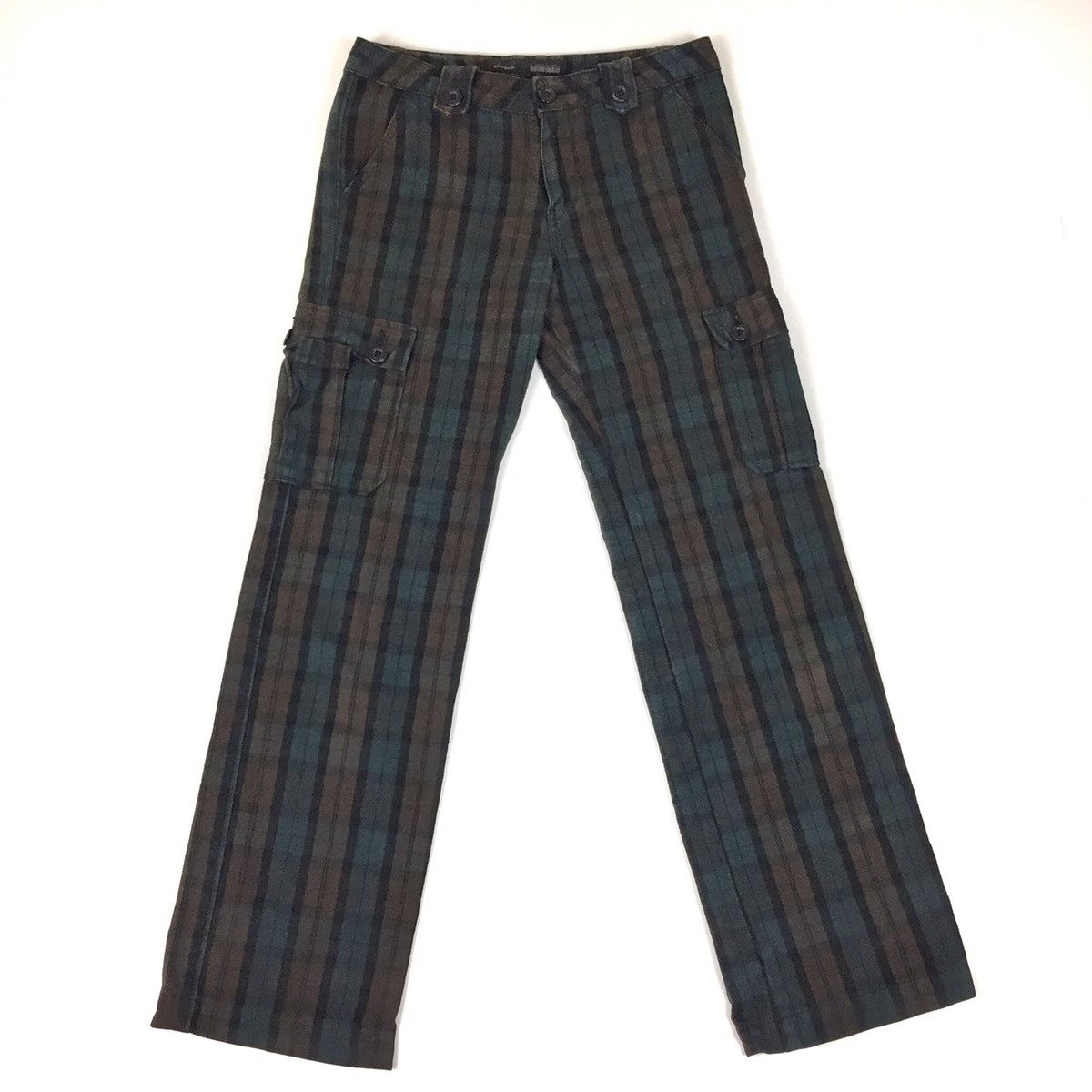 Japanese Brand Vintage Made In Japan Bettysmith Plaid Tartan Cargo Pants Size US 29 - 2 Thumbnail