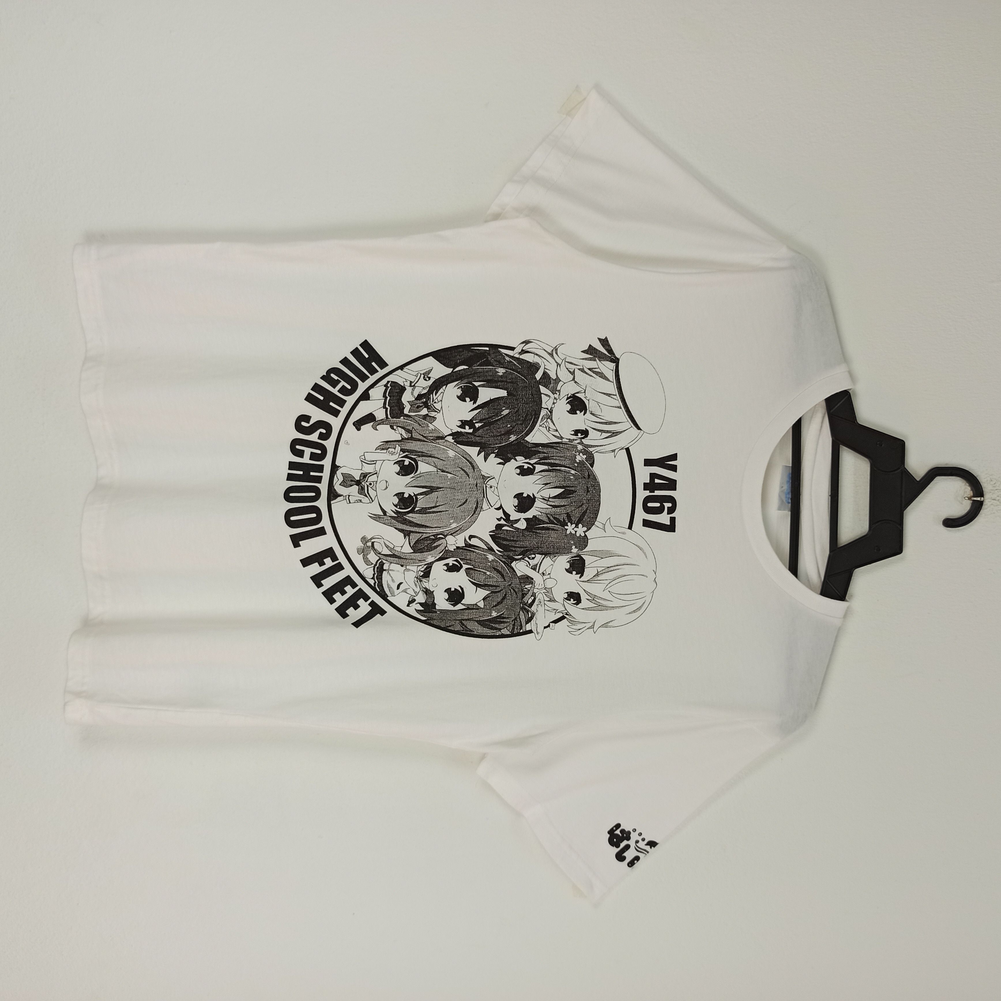 image of Anima x Cartoon Network Steals Anime High School Fleet Tshirt in White, Men's (Size Medium)