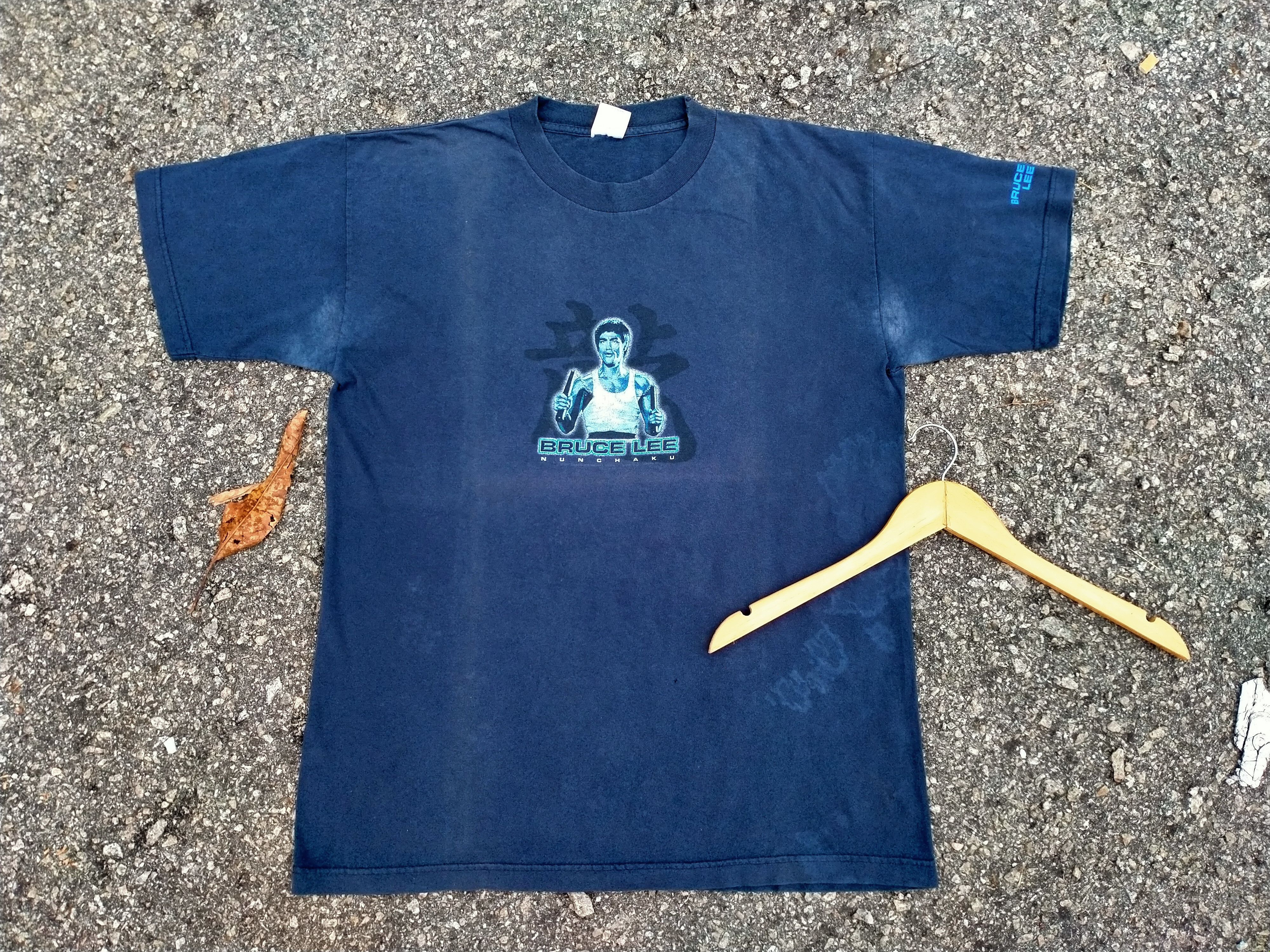 Vintage ⚡️Steals⚡️ Distressed Vintage 90’s Bruce Lee Nunchaku Size US L / EU 52-54 / 3 - 1 Thumbnail