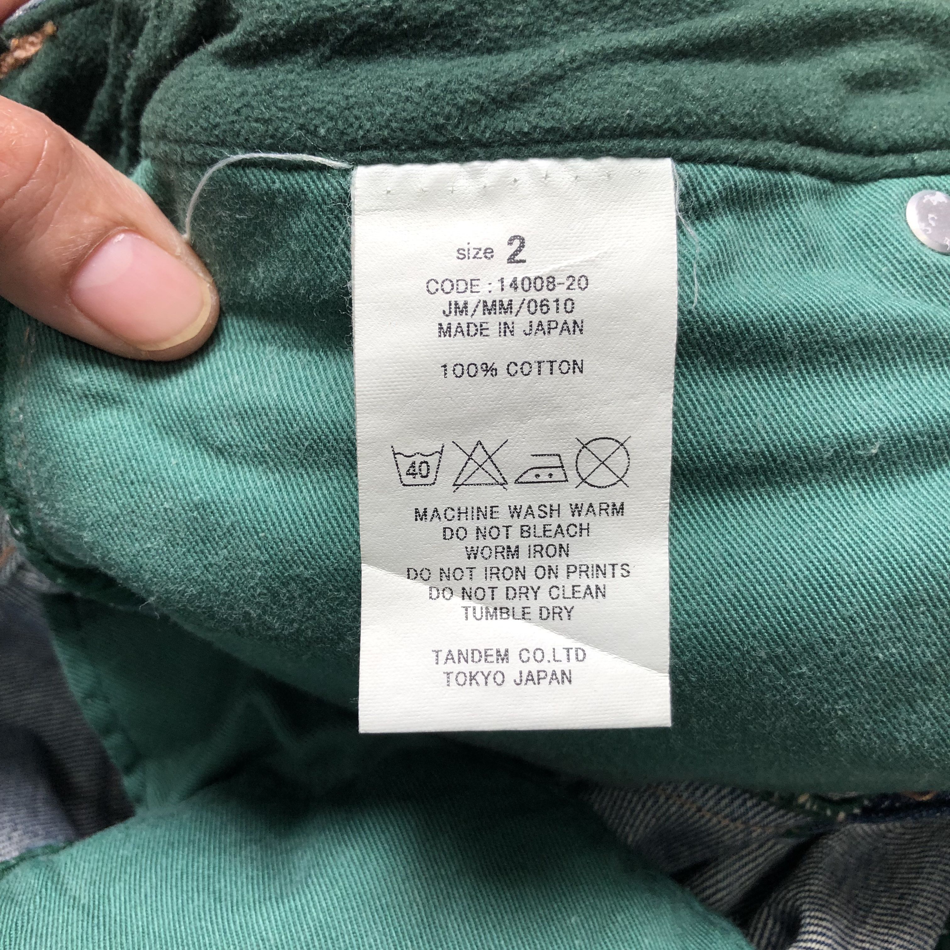 Japanese Brand CAQU TANDEM JAPAN NICE DESIGN JEANS #6492-221 Size 30" / US 8 / IT 44 - 10 Thumbnail