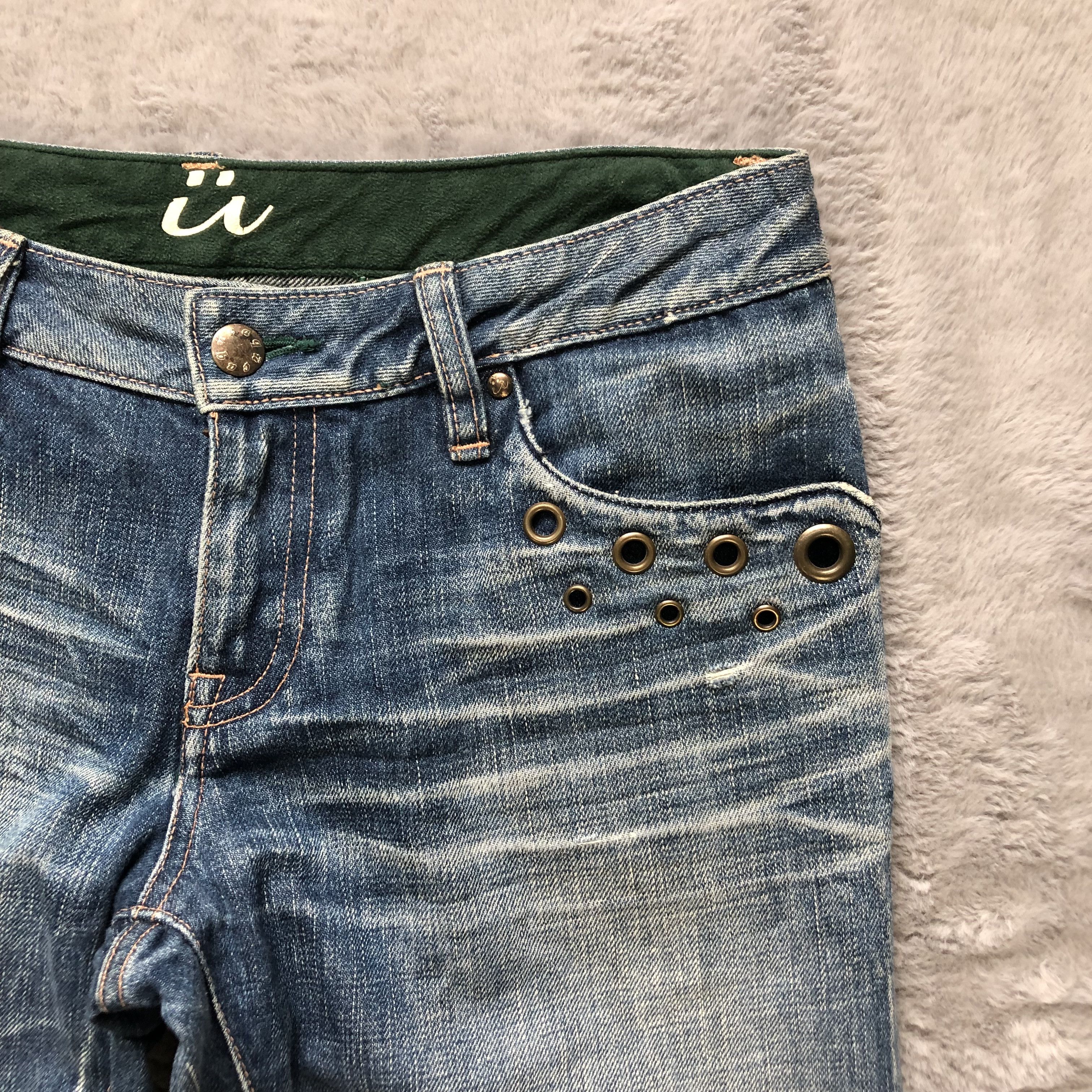Japanese Brand CAQU TANDEM JAPAN NICE DESIGN JEANS #6492-221 Size 30" / US 8 / IT 44 - 4 Thumbnail