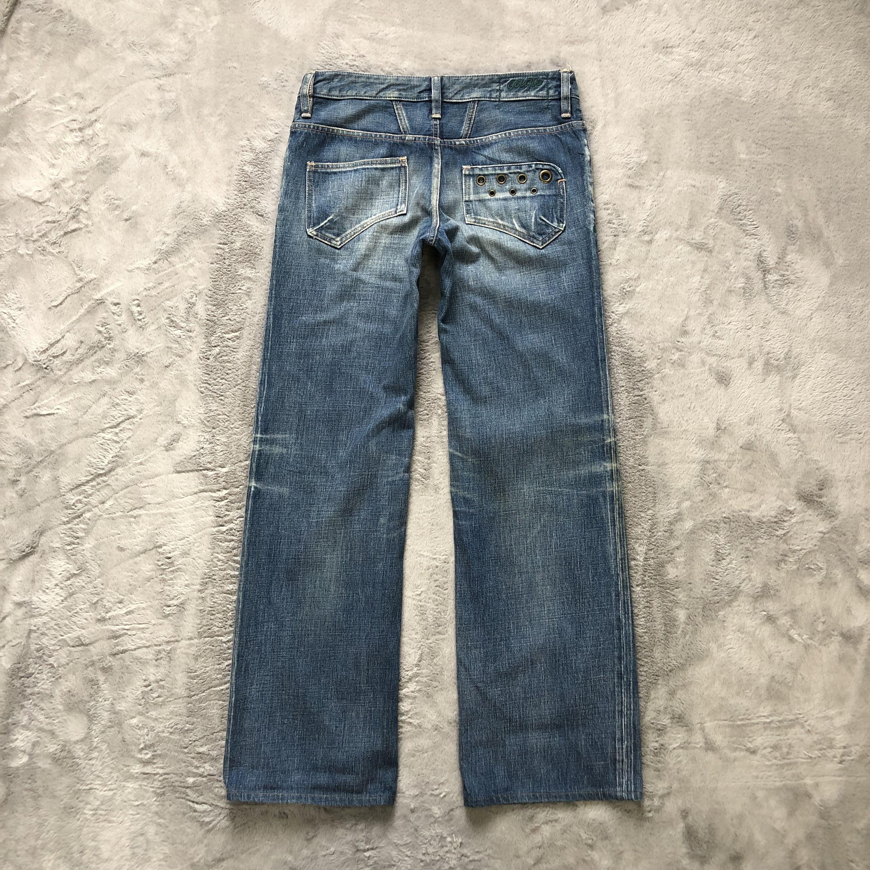 Japanese Brand CAQU TANDEM JAPAN NICE DESIGN JEANS #6492-221 Size 30" / US 8 / IT 44 - 12 Thumbnail
