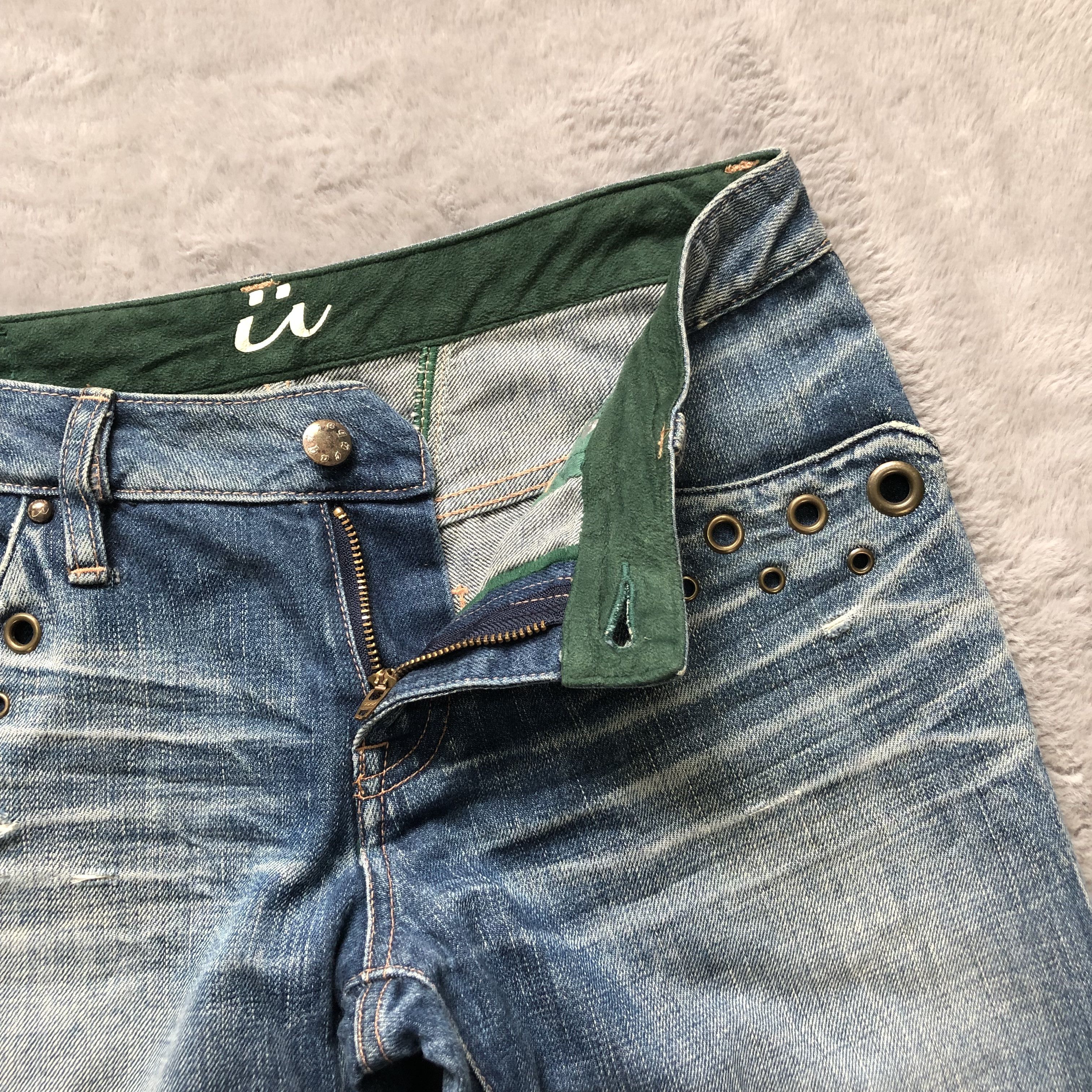 Japanese Brand CAQU TANDEM JAPAN NICE DESIGN JEANS #6492-221 Size 30" / US 8 / IT 44 - 6 Thumbnail