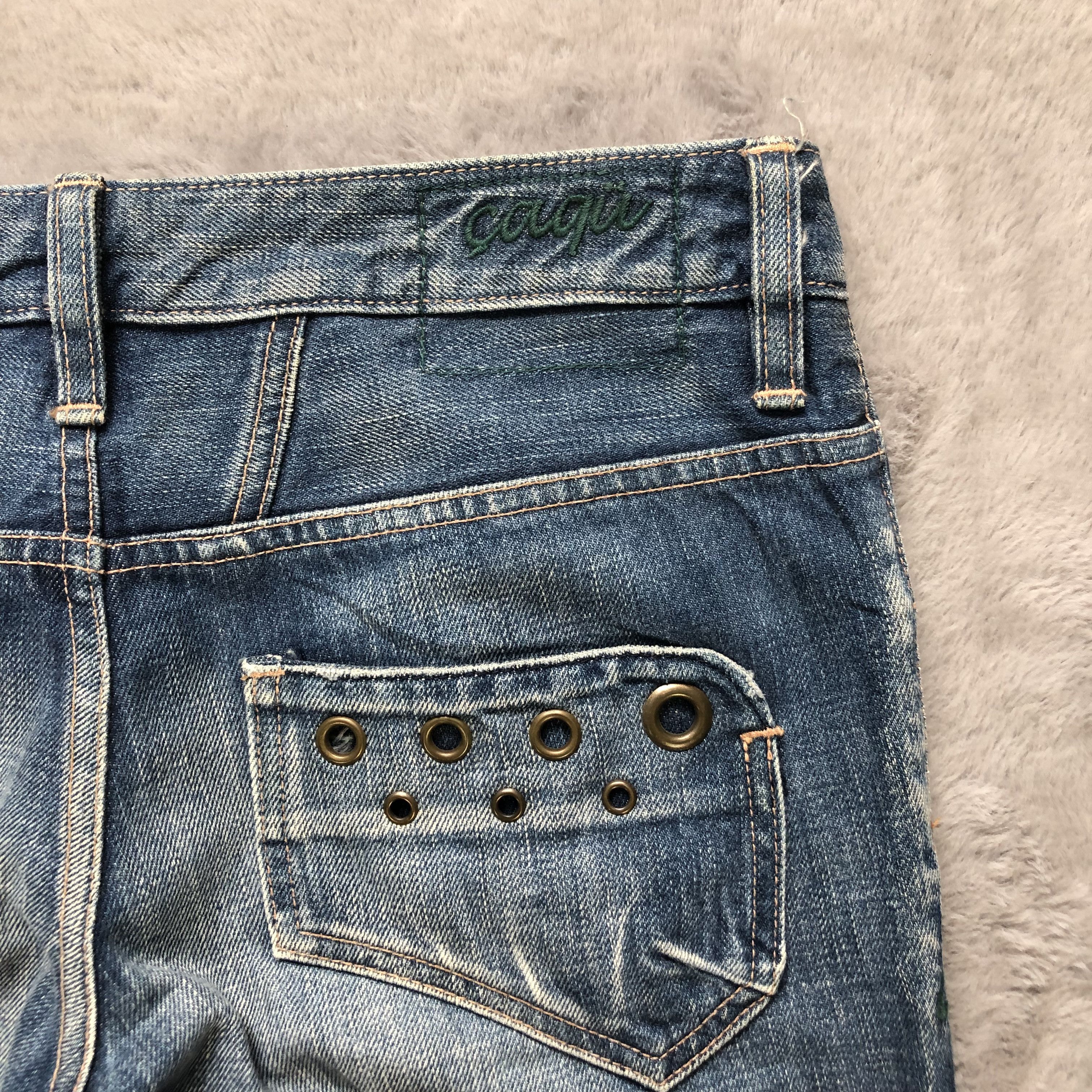 Japanese Brand CAQU TANDEM JAPAN NICE DESIGN JEANS #6492-221 Size 30" / US 8 / IT 44 - 14 Thumbnail