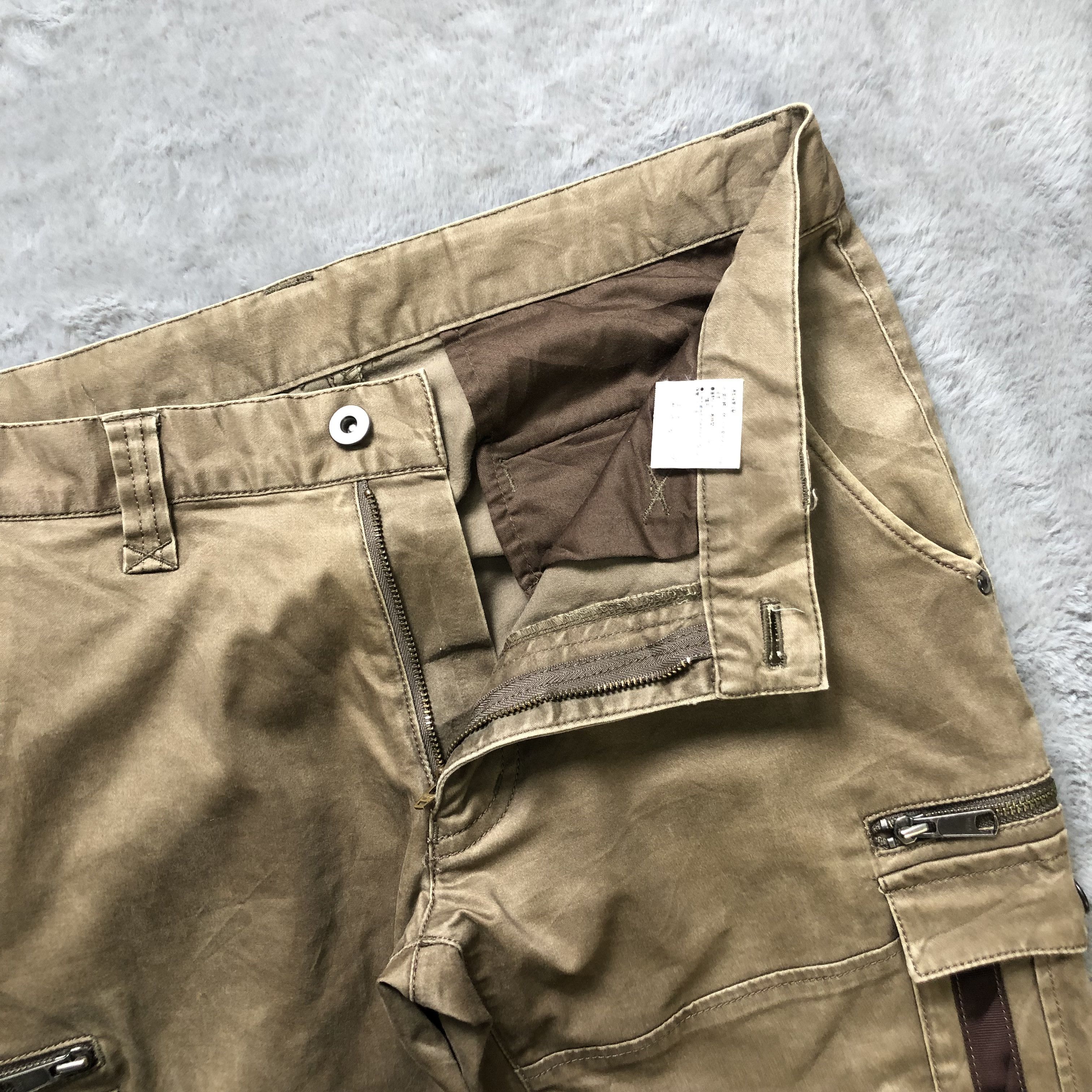Japanese Brand ELLE HOMME MULTIPOCKET CARGO PANTS #6484-221 Size US 31 - 5 Thumbnail