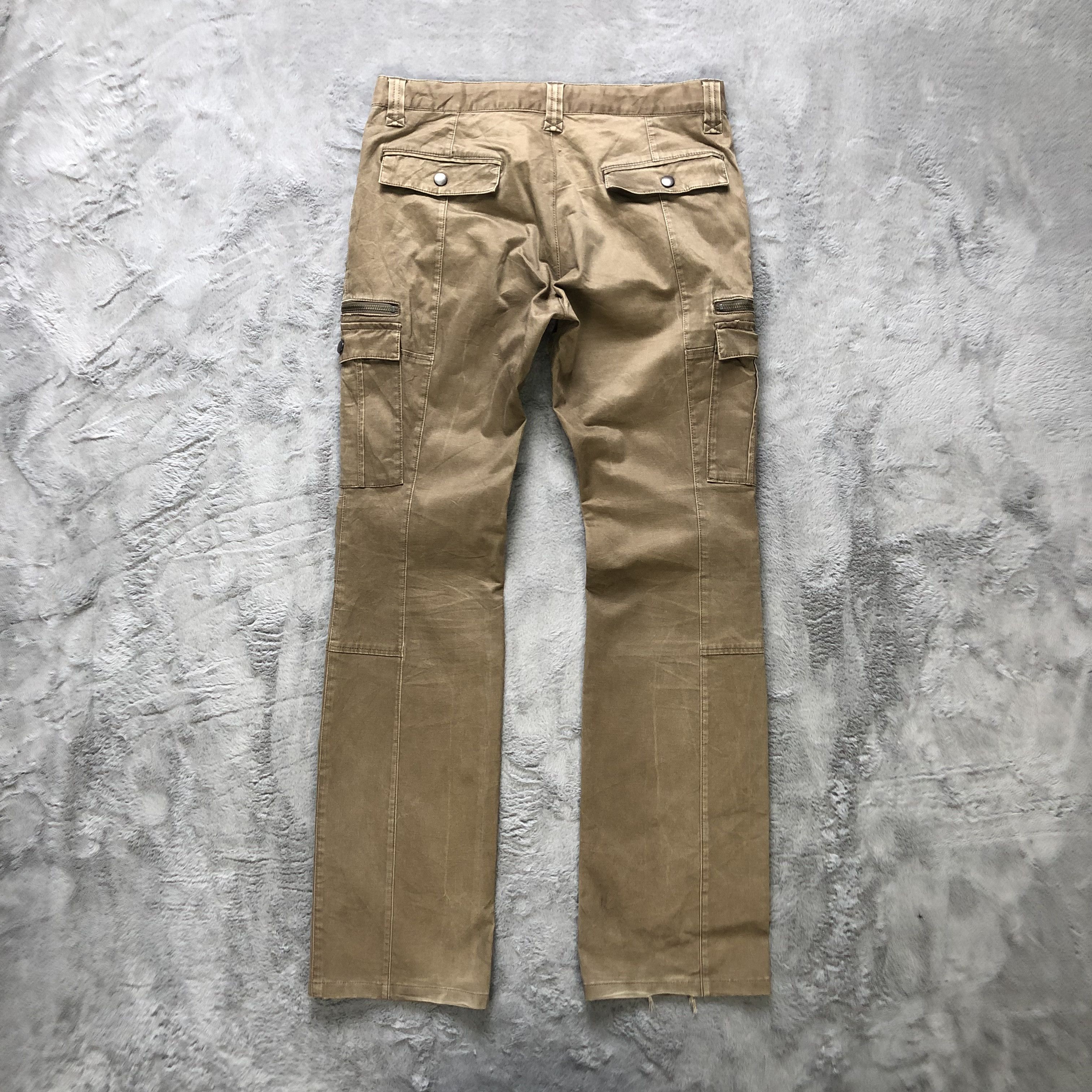 Japanese Brand ELLE HOMME MULTIPOCKET CARGO PANTS #6484-221 Size US 31 - 11 Thumbnail