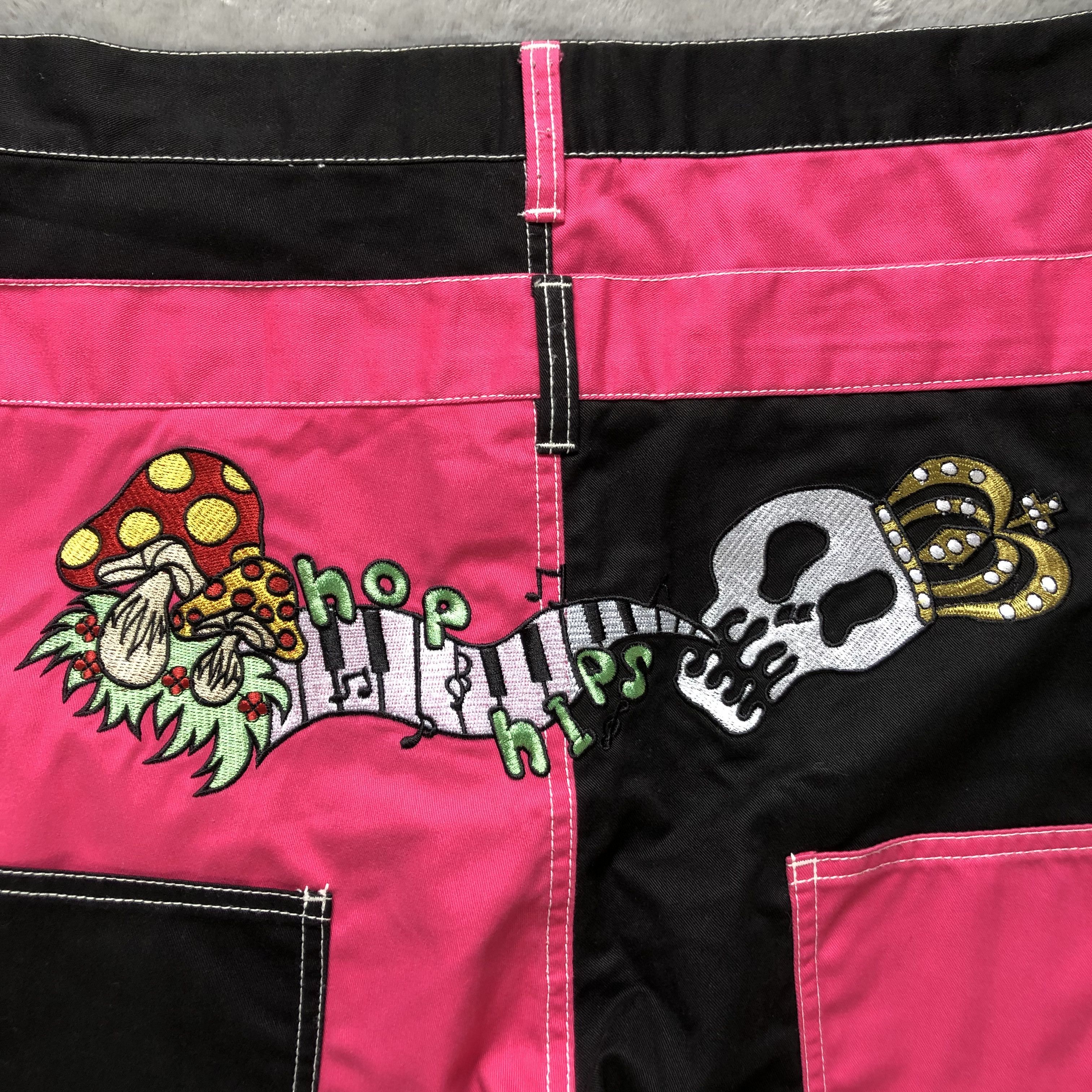 Japanese Brand BLACK PINK HYBRID DOUBLE WAIST STREET FASHION PANT #6481-221 Size US 35 - 3 Thumbnail