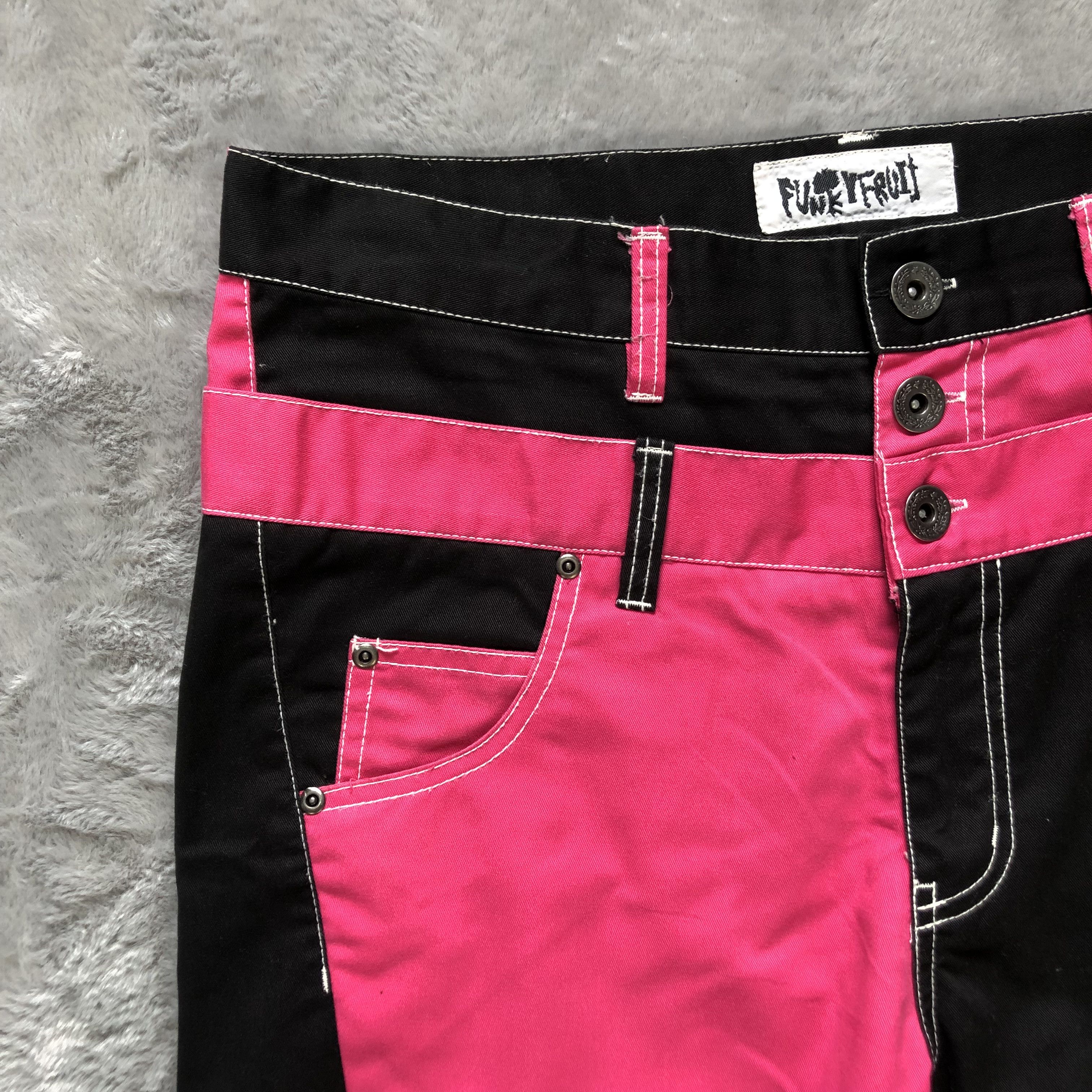 Japanese Brand BLACK PINK HYBRID DOUBLE WAIST STREET FASHION PANT #6481-221 Size US 35 - 6 Thumbnail