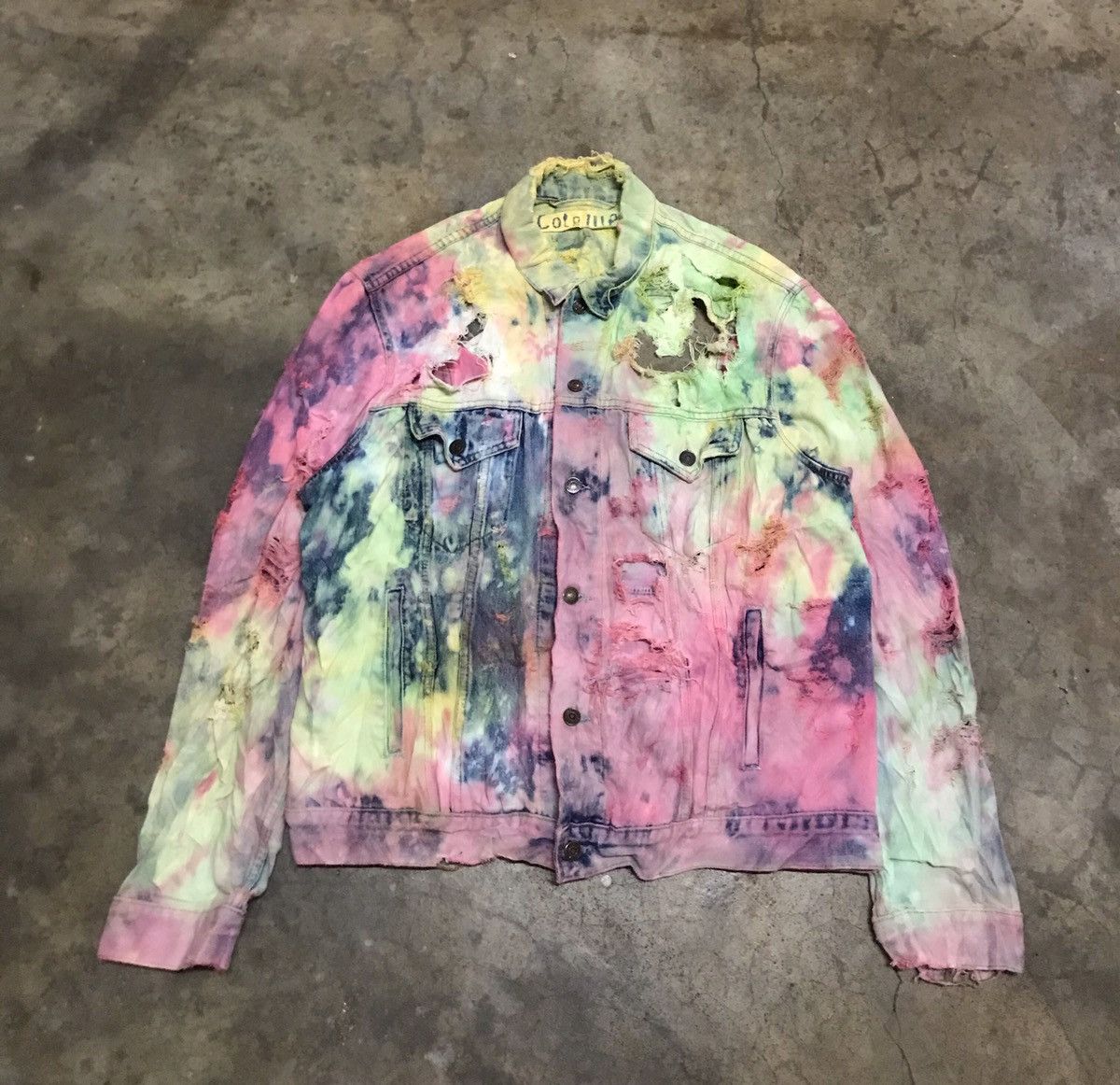 Levi's LEVI’S distressed style denim jacket Size US L / EU 52-54 / 3 - 1 Thumbnail