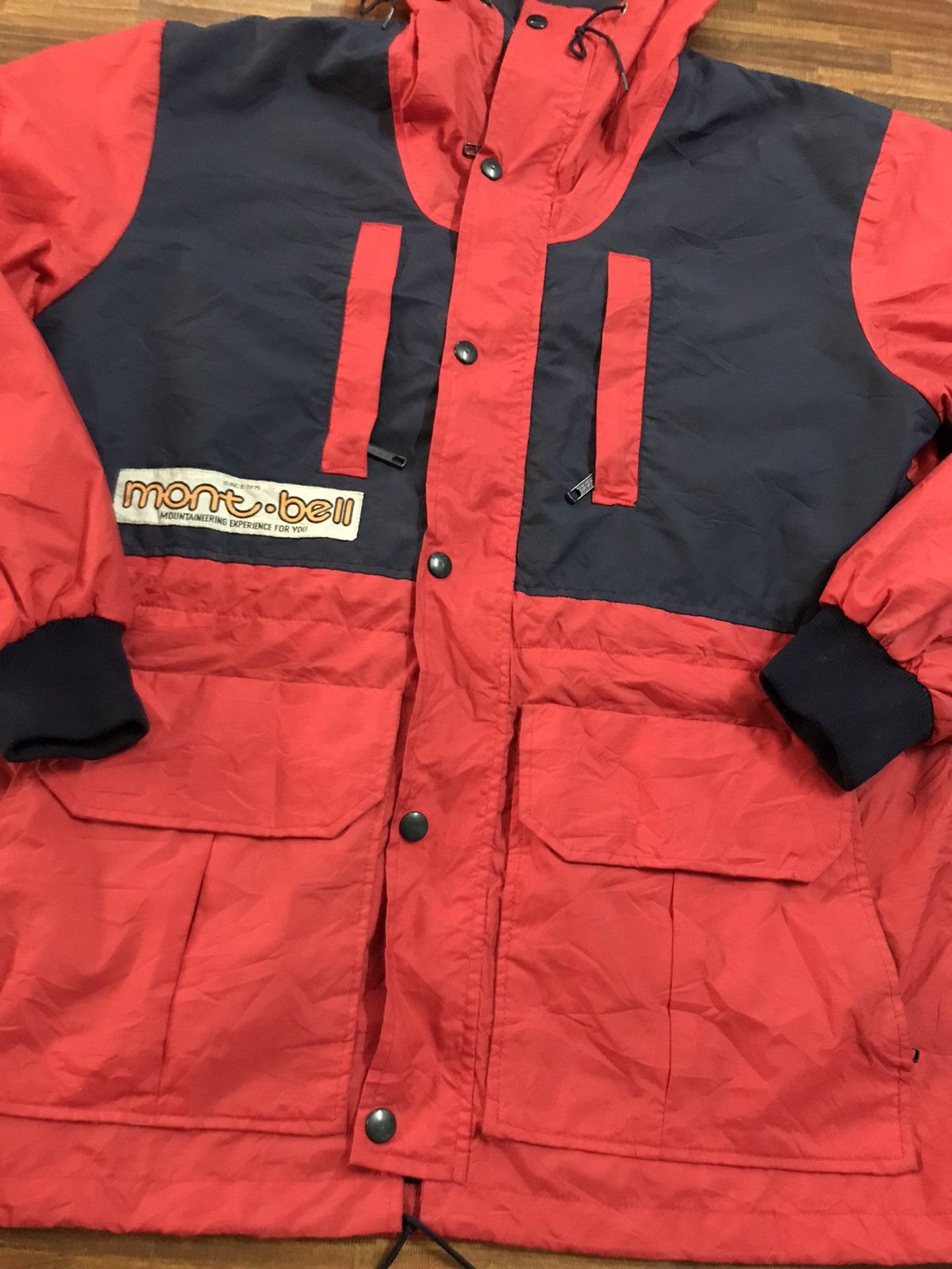 Montbell Mont bell outdoor jacket hooded Size US M / EU 48-50 / 2 - 11 Thumbnail