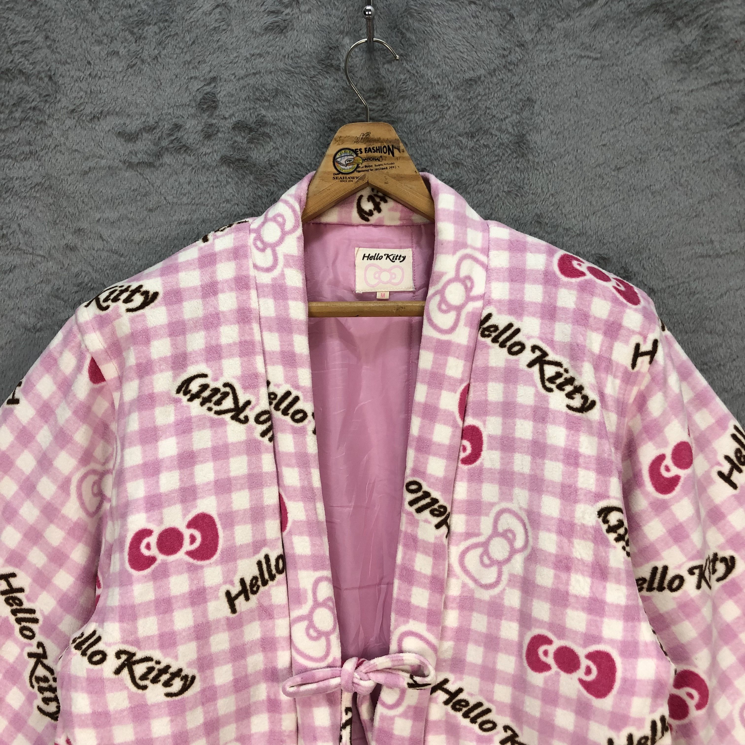 Japanese Brand HELLO KITTY CARDIGAN / KIMONO #5946-215 Size M / US 6-8 / IT 42-44 - 2 Thumbnail