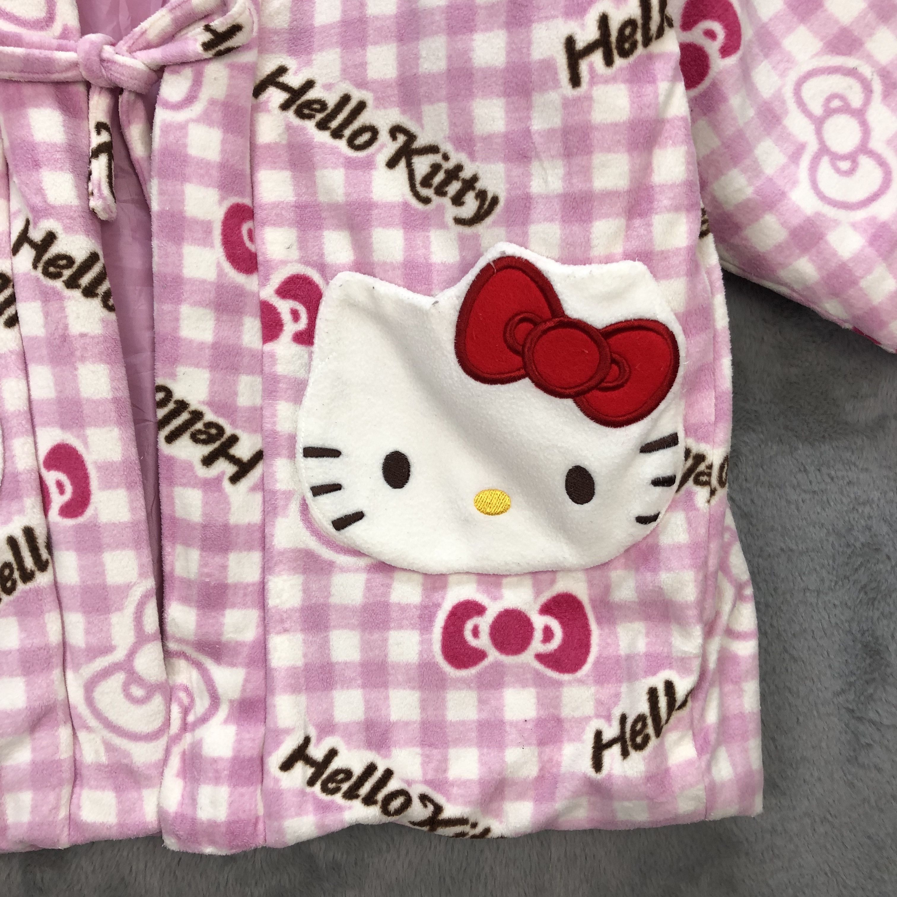 Japanese Brand HELLO KITTY CARDIGAN / KIMONO #5946-215 Size M / US 6-8 / IT 42-44 - 5 Thumbnail