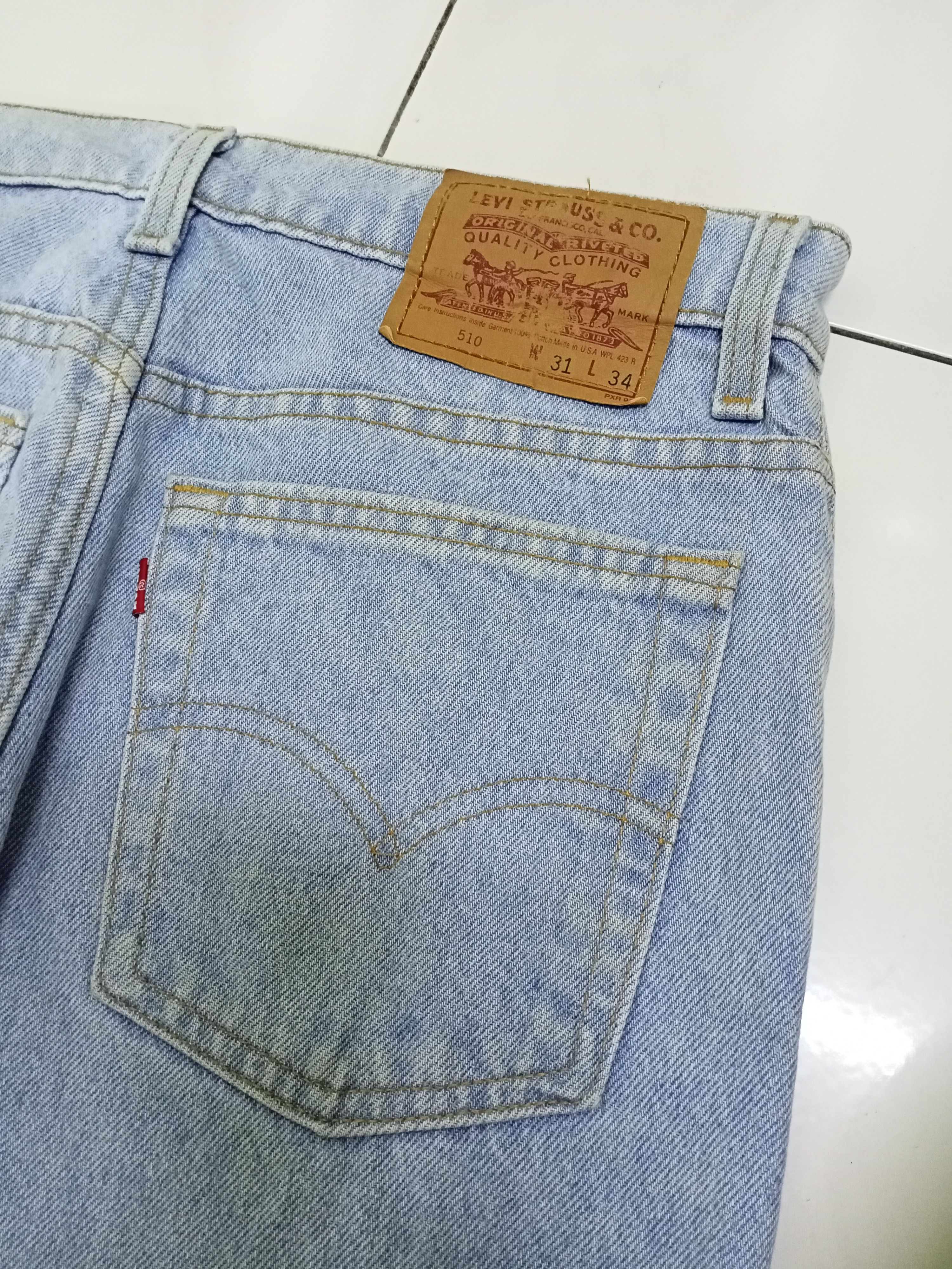 Levi's Vintage 90's Levis 510 Jeans Size US 30 / EU 46 - 10 Thumbnail