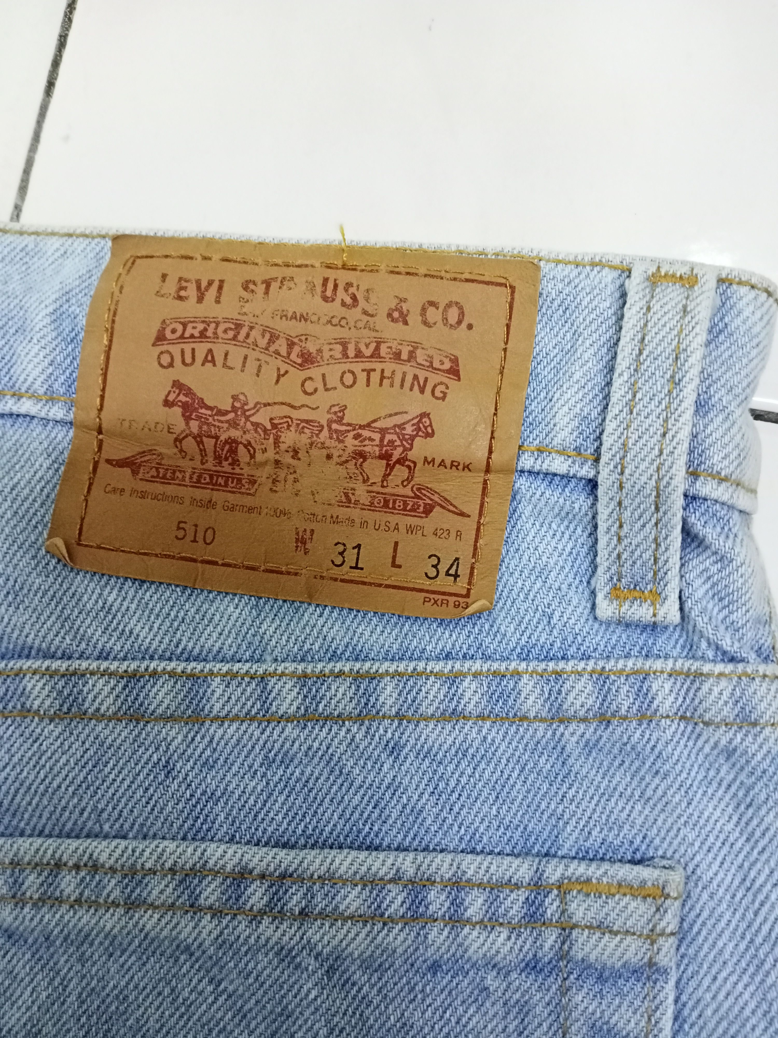 Levi's Vintage 90's Levis 510 Jeans Size US 30 / EU 46 - 11 Thumbnail