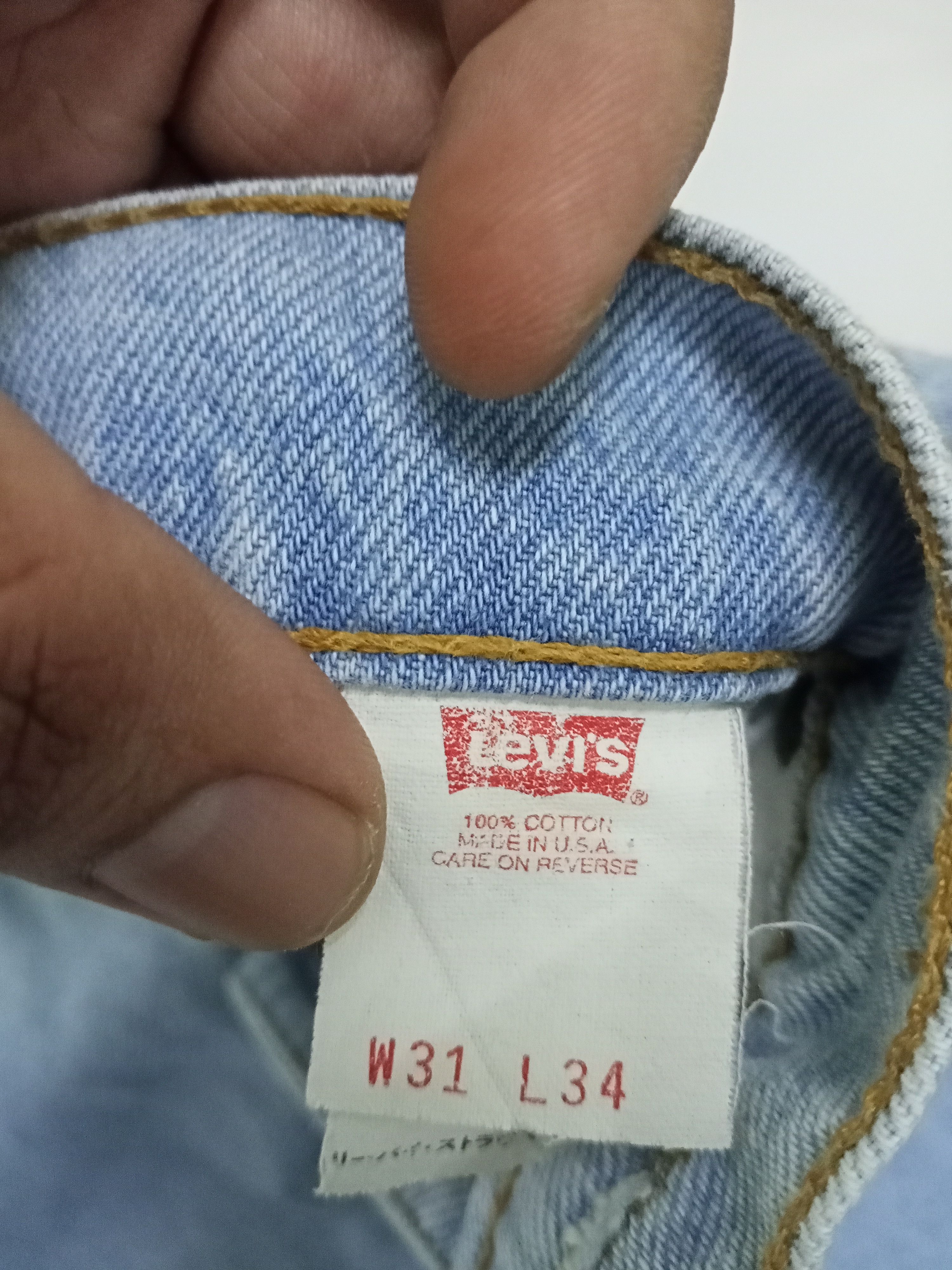 Levi's Vintage 90's Levis 510 Jeans Size US 30 / EU 46 - 15 Thumbnail