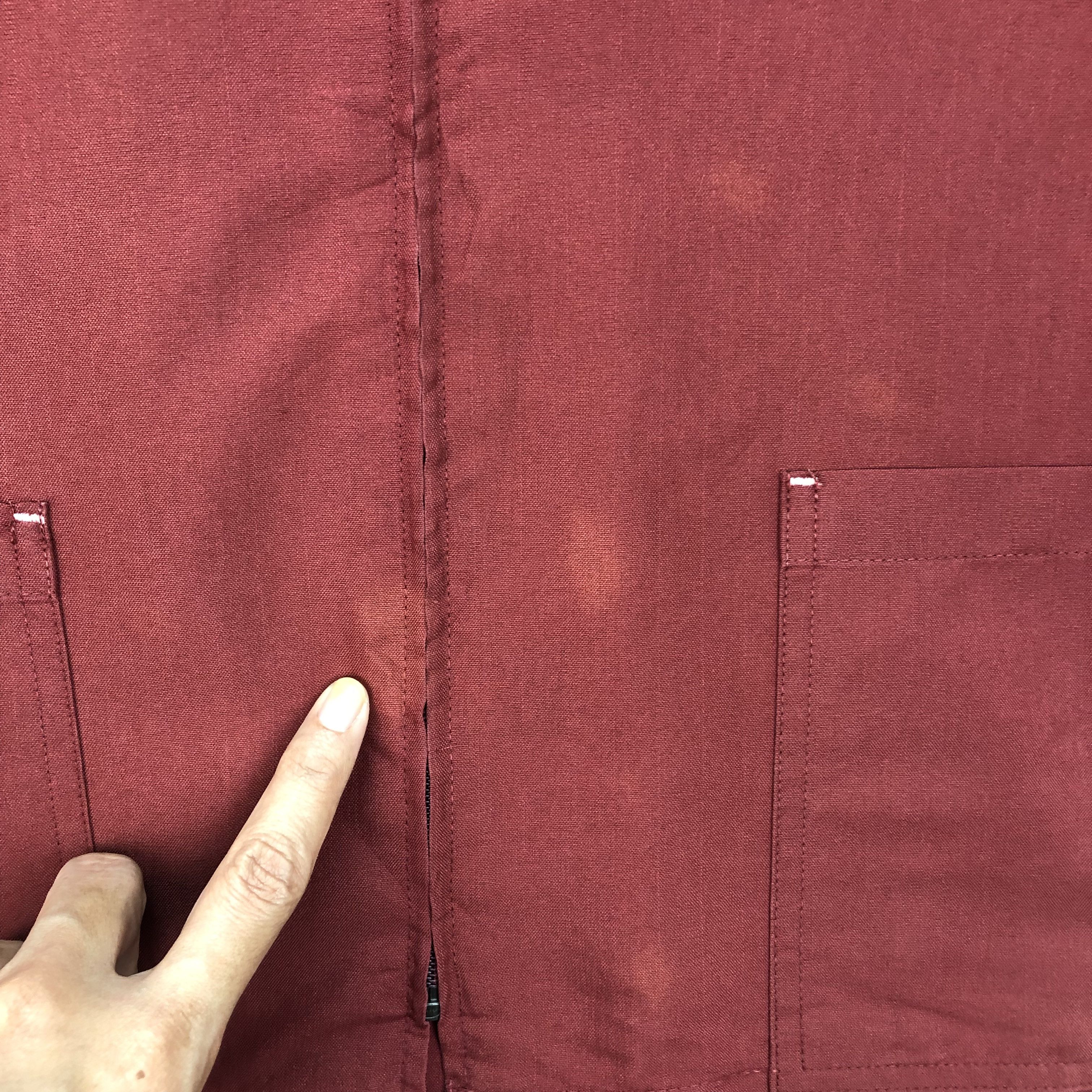 Vintage Vintage 7 ELEVEN Maroon Uniform Jacket Work Jacket #4729-166 Size US M / EU 48-50 / 2 - 5 Thumbnail