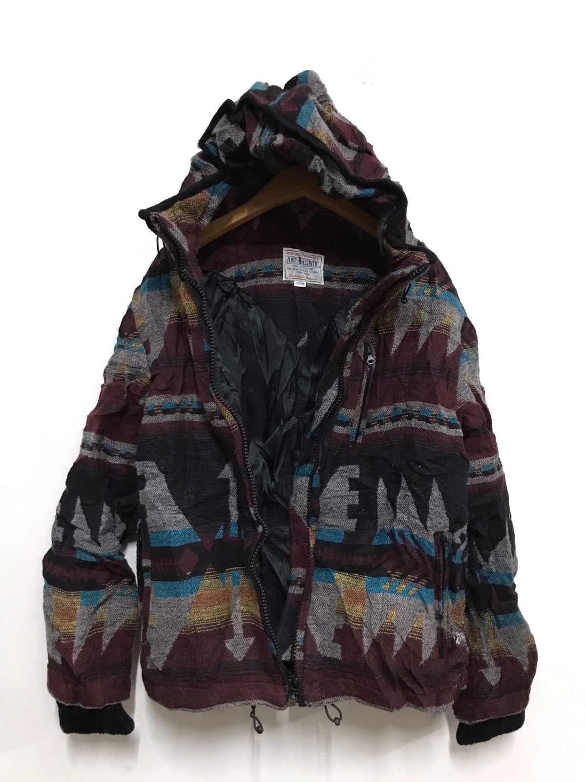 Japanese Brand Anti ballistic Navajo style hoodie Size US M / EU 48-50 / 2 - 2 Thumbnail