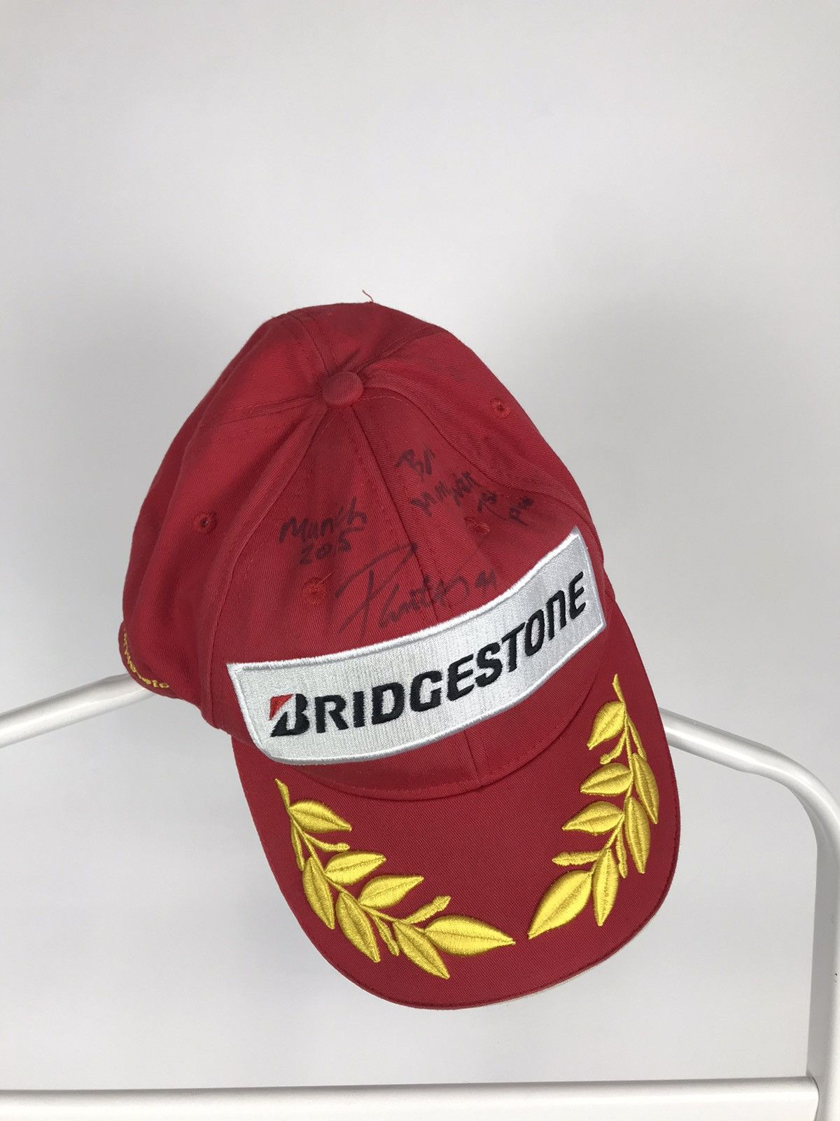 Vintage Vintage Bridgestone Big Logo Racing Cap Size ONE SIZE - 1 Thumbnail