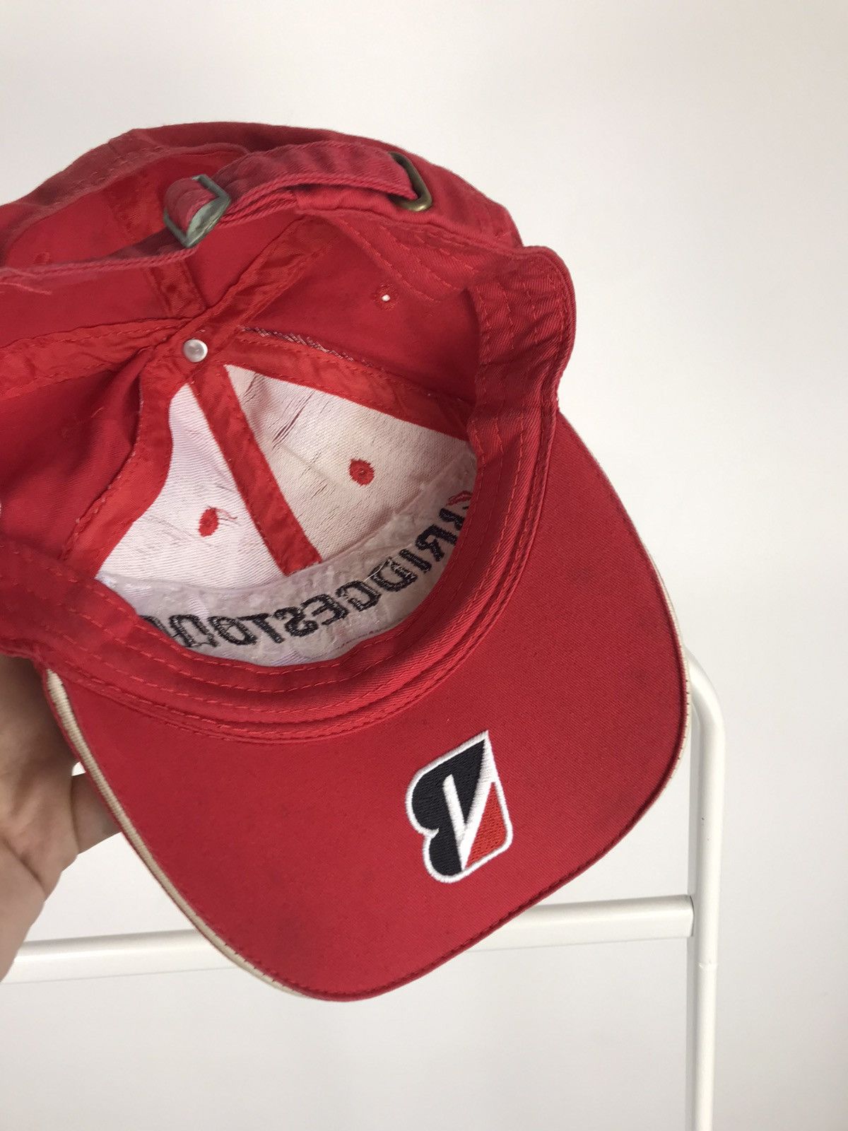 Vintage Vintage Bridgestone Big Logo Racing Cap Size ONE SIZE - 6 Thumbnail