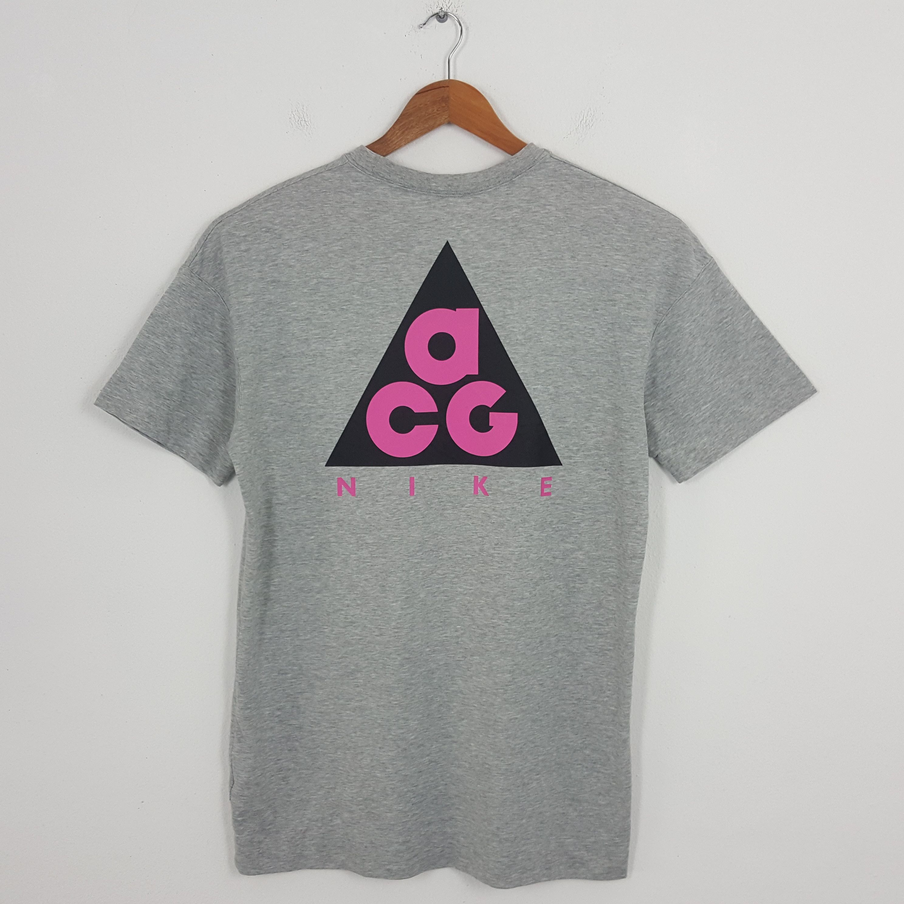 Nike × Vintage Vintage NIKE ACG Logo Streetwear Skateboard T-Shirt Size US L / EU 52-54 / 3 - 1 Thumbnail