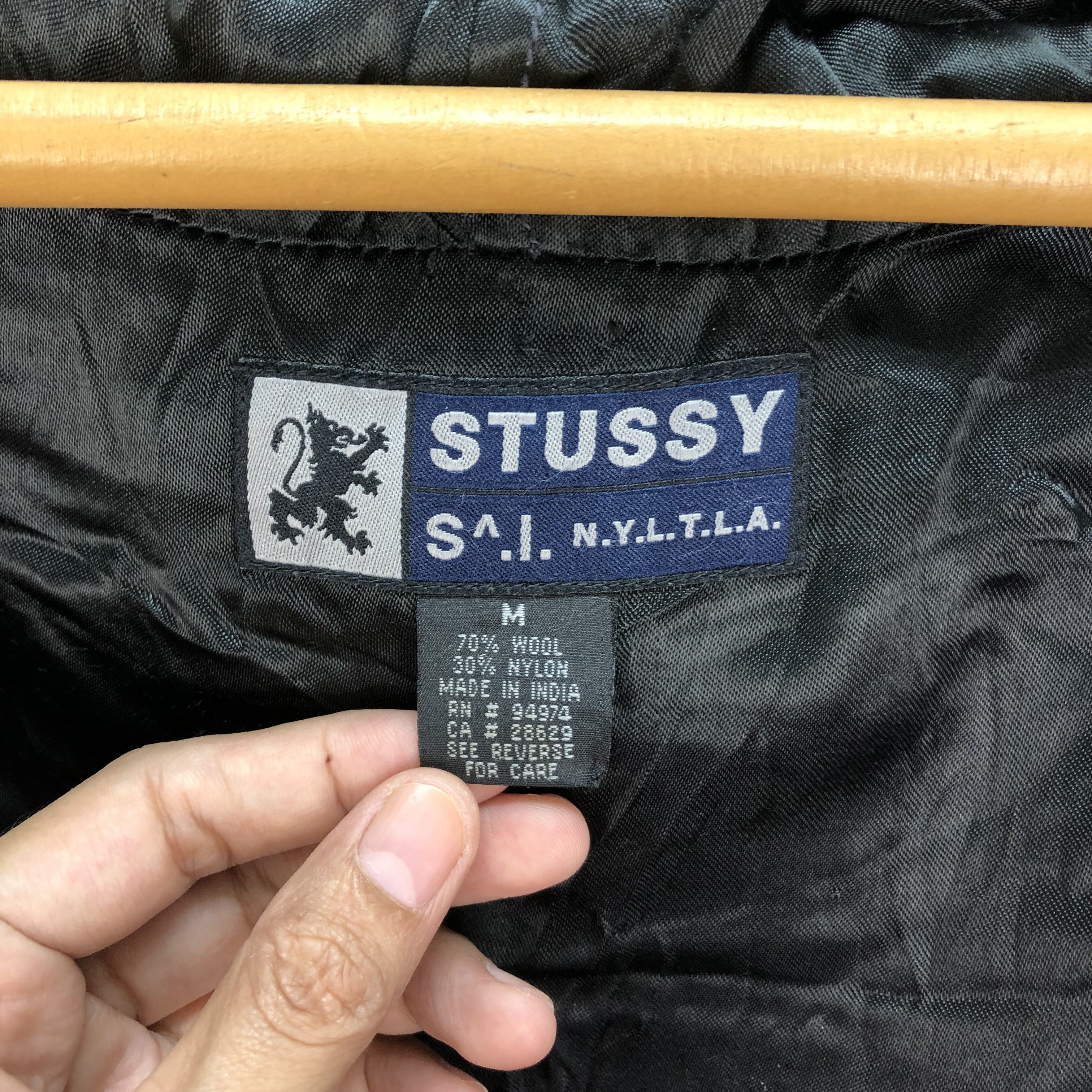 Stussy VINTAGE STUSSY N.Y.L.T.L.A. WOOL HOODED JACKET #5468-191 Size US M / EU 48-50 / 2 - 9 Thumbnail