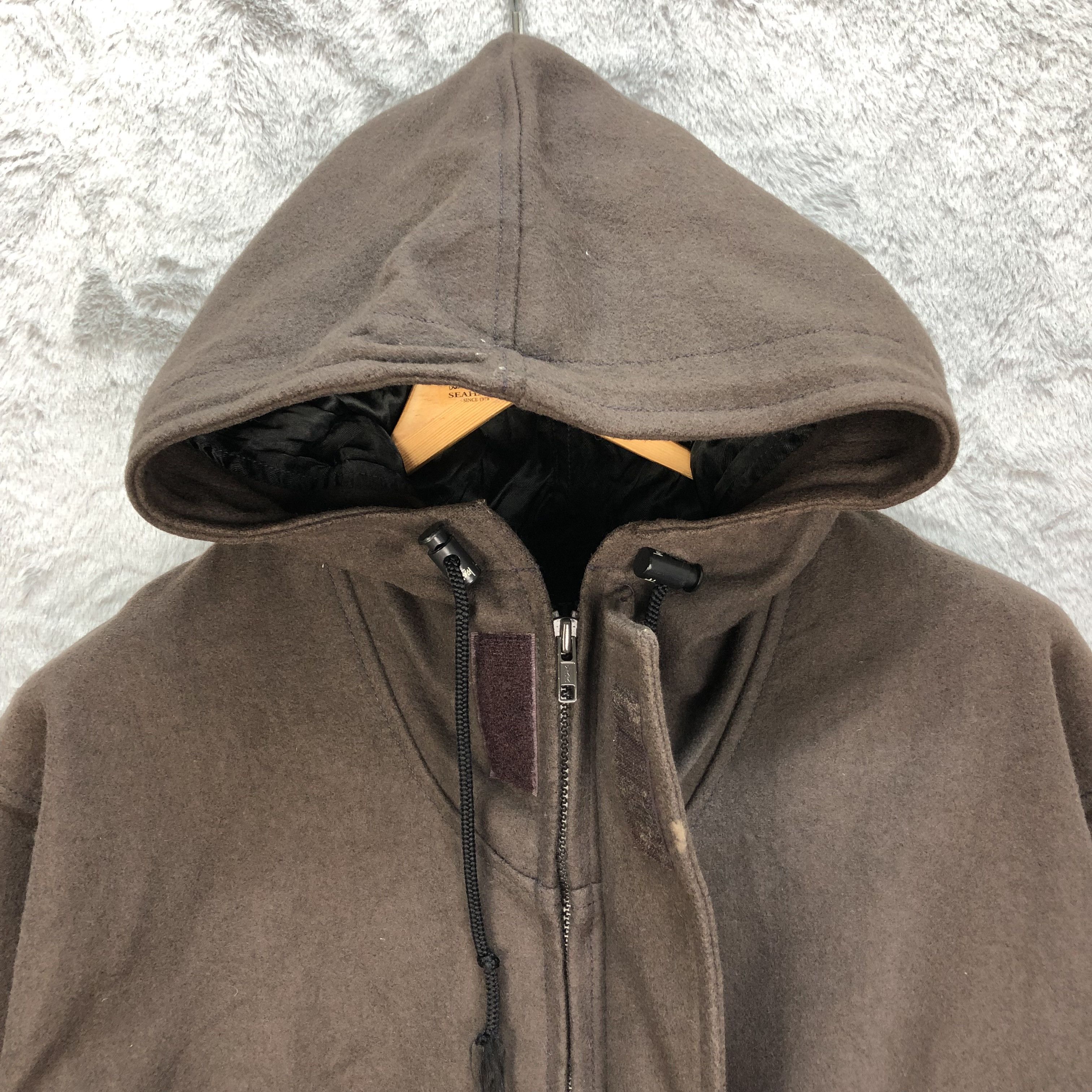 Stussy VINTAGE STUSSY N.Y.L.T.L.A. WOOL HOODED JACKET #5468-191 Size US M / EU 48-50 / 2 - 7 Thumbnail