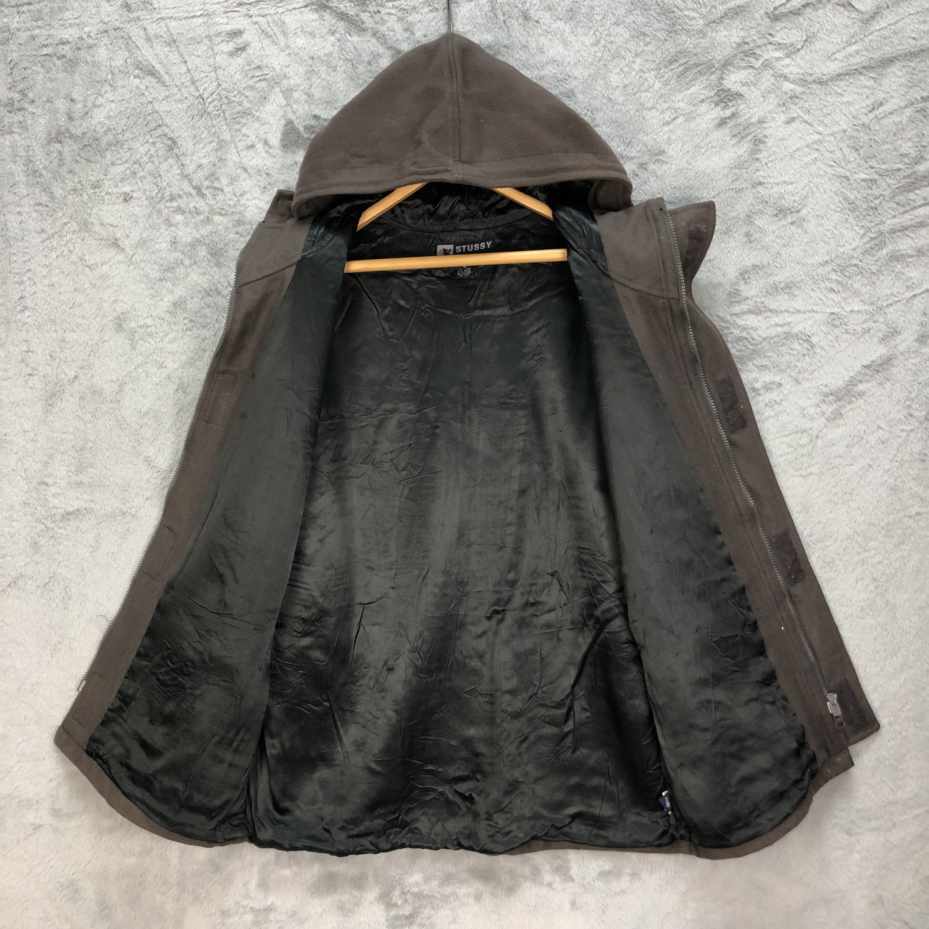 Stussy VINTAGE STUSSY N.Y.L.T.L.A. WOOL HOODED JACKET #5468-191 Size US M / EU 48-50 / 2 - 8 Thumbnail