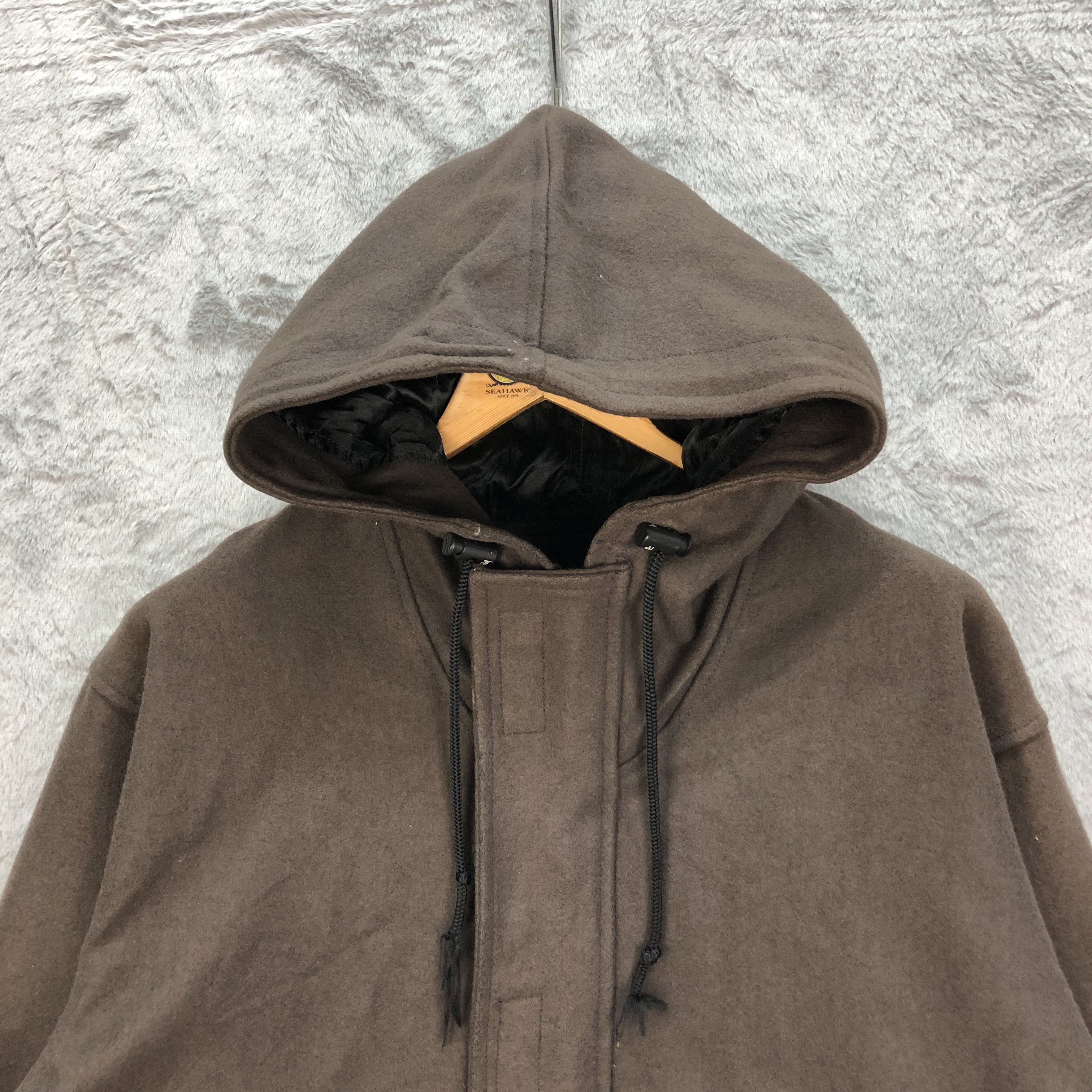 Stussy VINTAGE STUSSY N.Y.L.T.L.A. WOOL HOODED JACKET #5468-191 Size US M / EU 48-50 / 2 - 2 Thumbnail