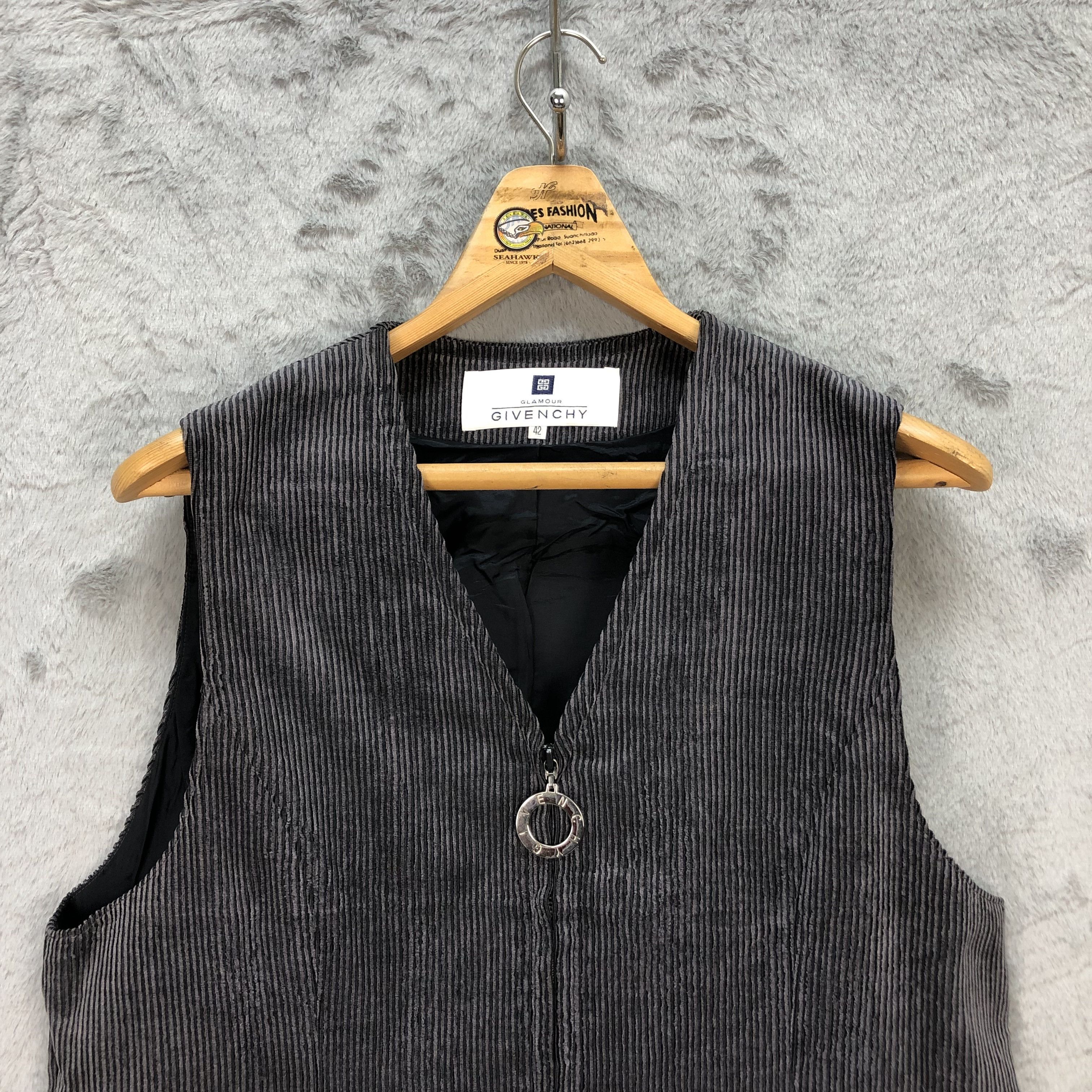 Givenchy GLAMOUR GIVENCHY MADE IN JAPAN CORDUROY DRESS #5579-199 Size M / US 6-8 / IT 42-44 - 2 Thumbnail