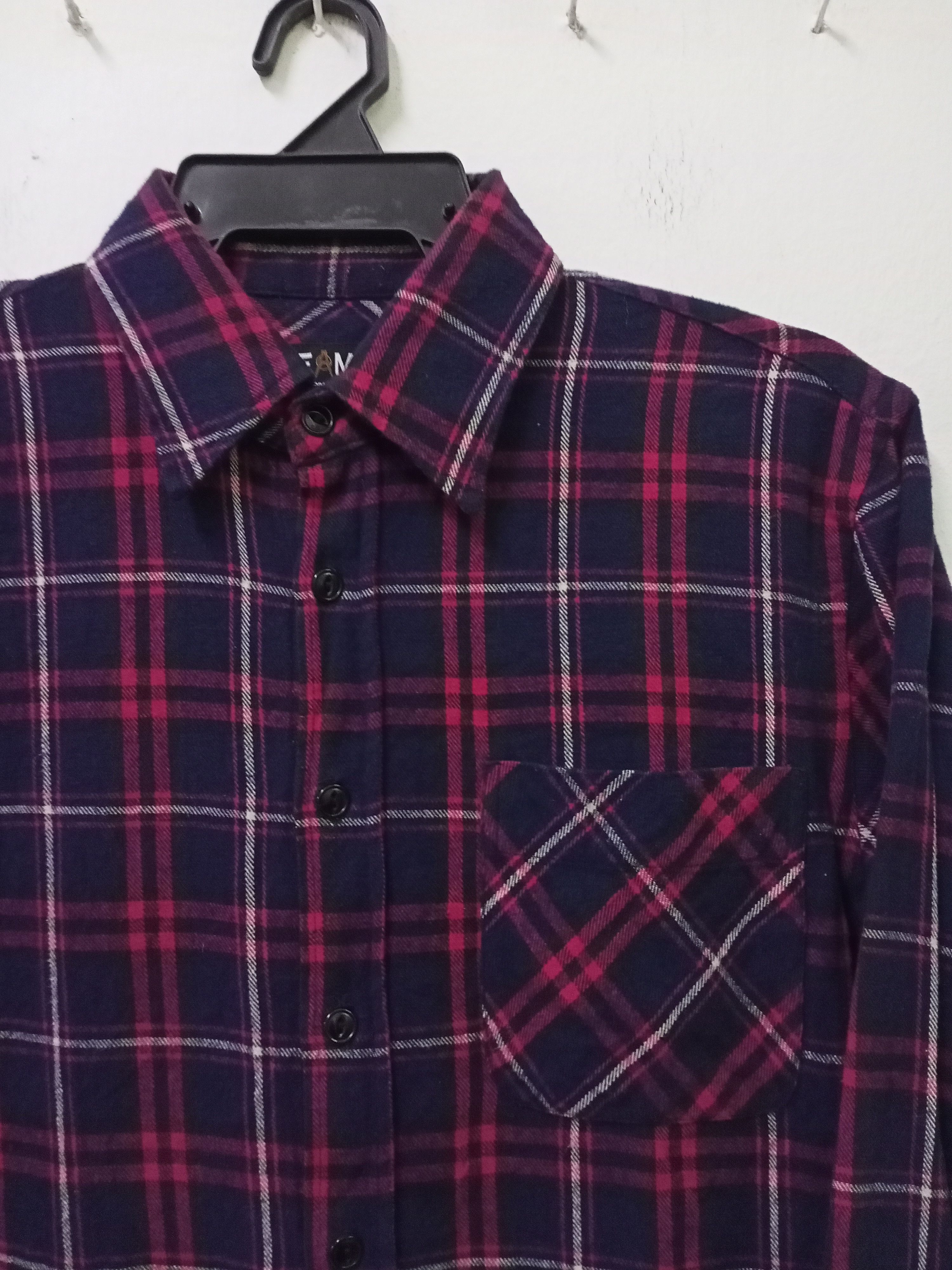 Beams Plus Beams Blue Plaid Flannel Shirt Button Up Size US S / EU 44-46 / 1 - 2 Thumbnail