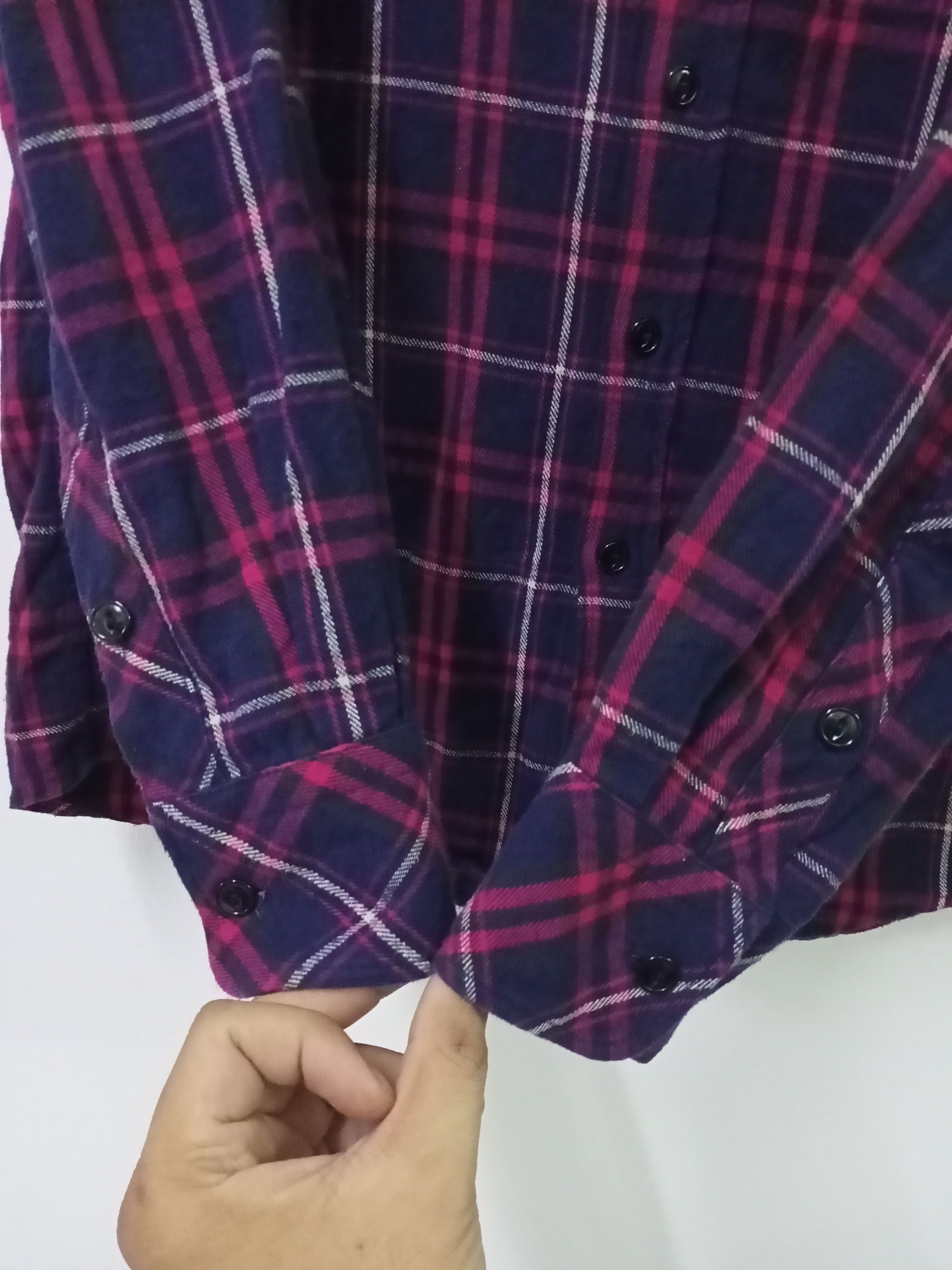 Beams Plus Beams Blue Plaid Flannel Shirt Button Up Size US S / EU 44-46 / 1 - 4 Thumbnail