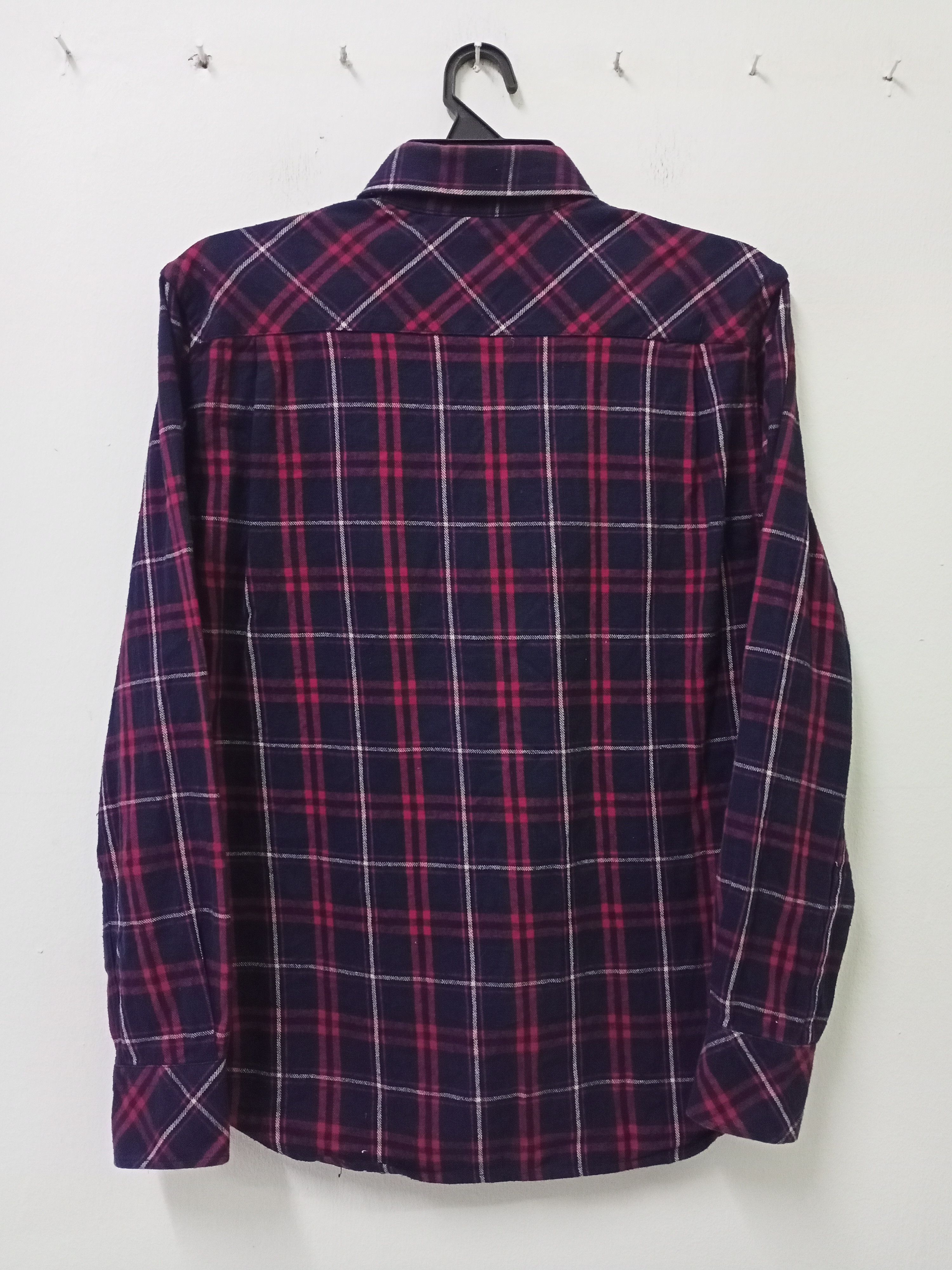 Beams Plus Beams Blue Plaid Flannel Shirt Button Up Size US S / EU 44-46 / 1 - 5 Thumbnail