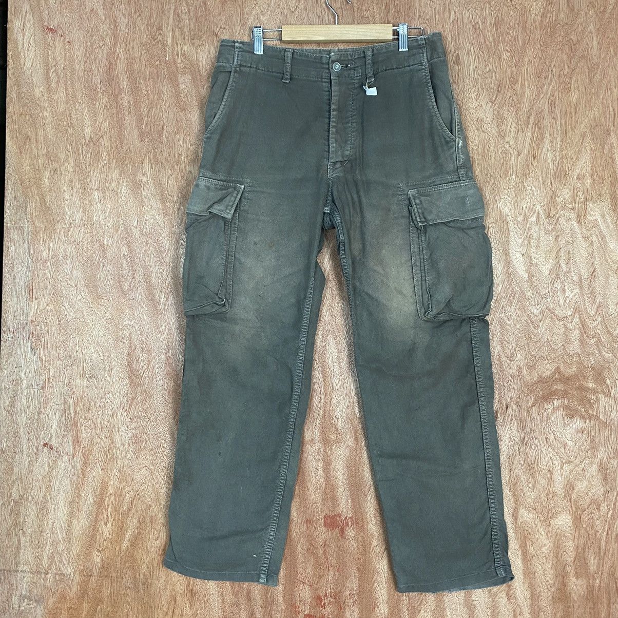 Johnbull DLL John Bull Co.faded utility Multipocket Cargo Pants #1955 Size US 31 - 1 Thumbnail